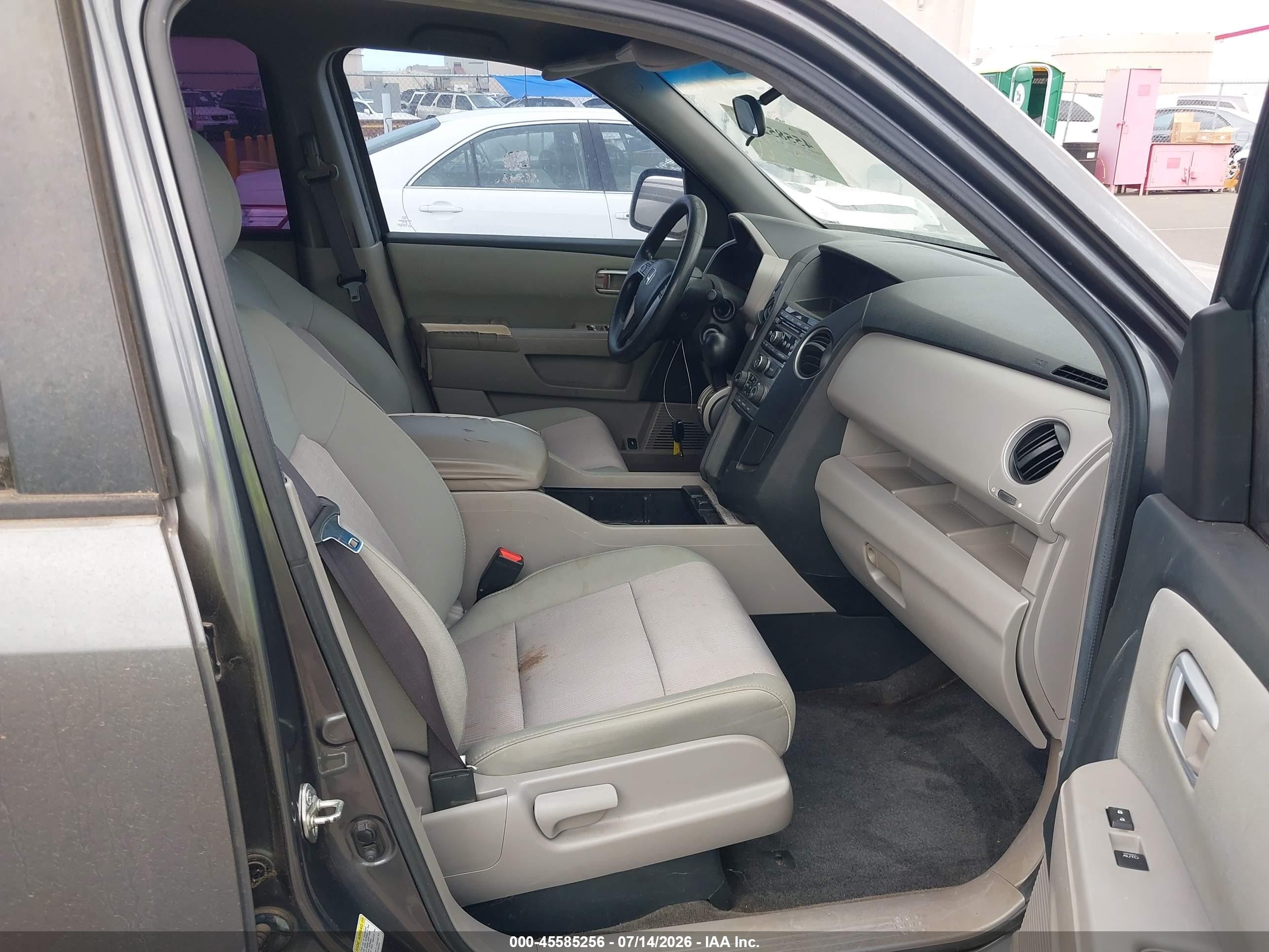 2012 Honda Pilot Ex Gray vin: 5FNYF3H44CB043658