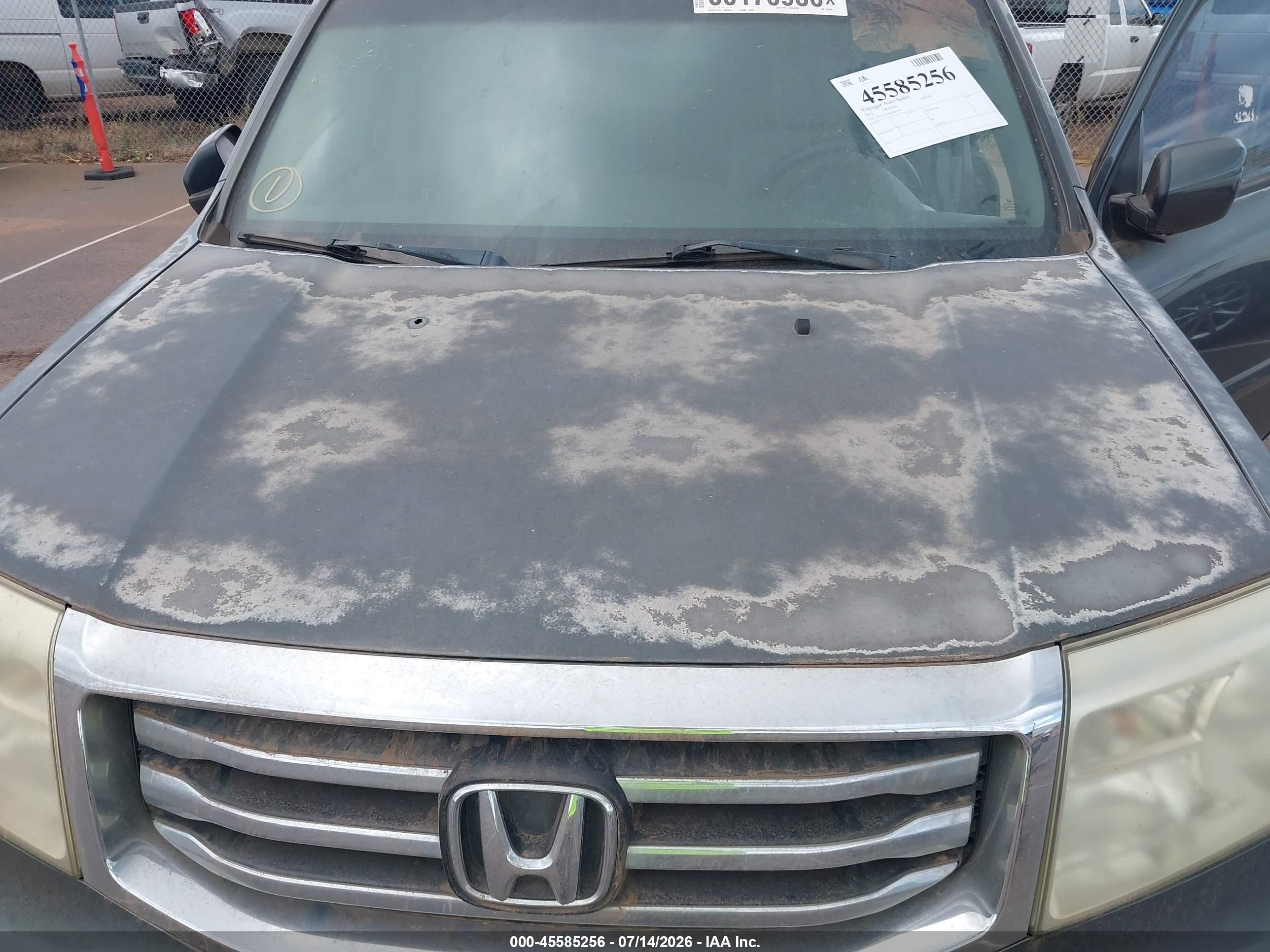 2012 Honda Pilot Ex Gray vin: 5FNYF3H44CB043658