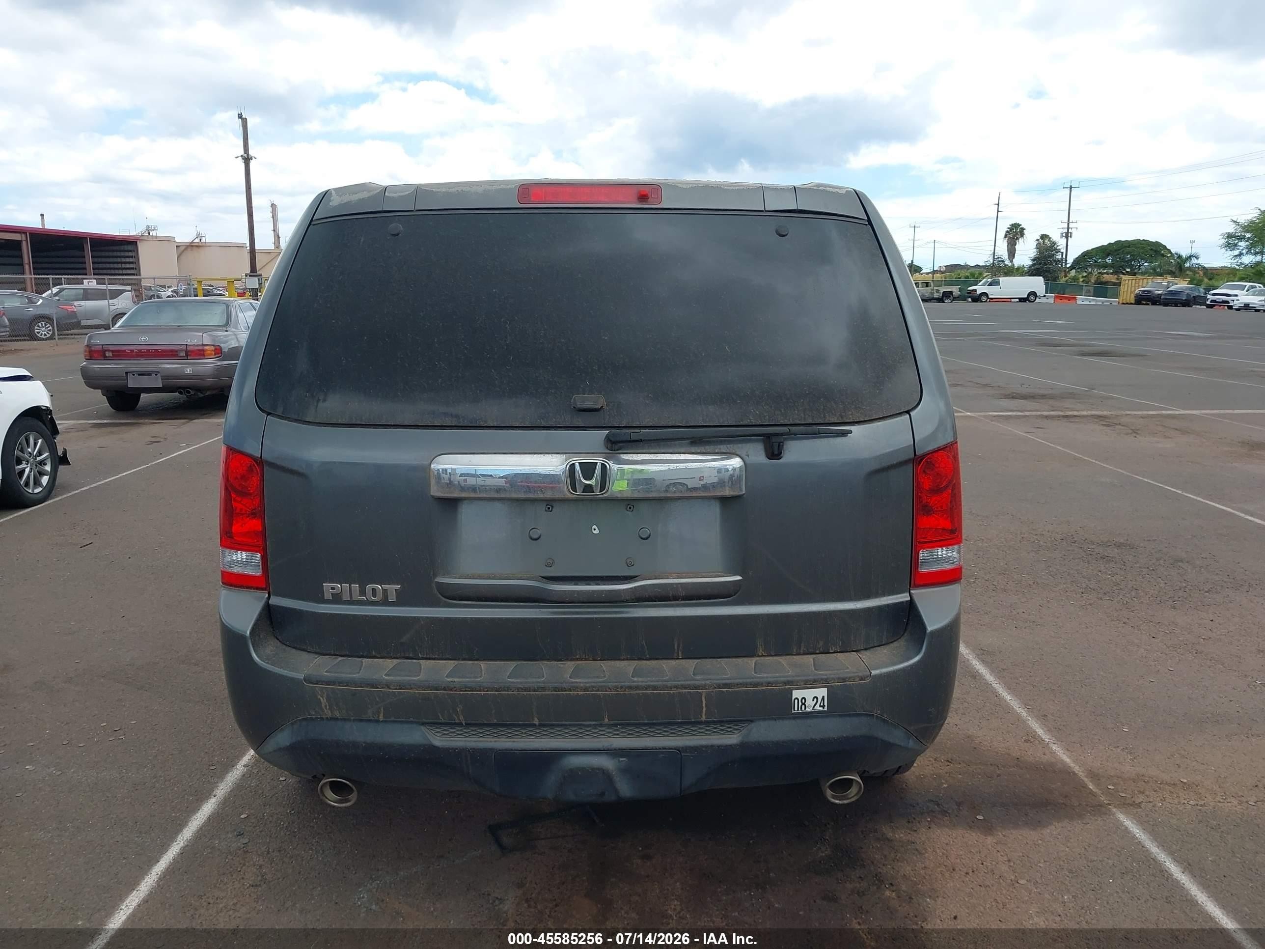 2012 Honda Pilot Ex Gray vin: 5FNYF3H44CB043658