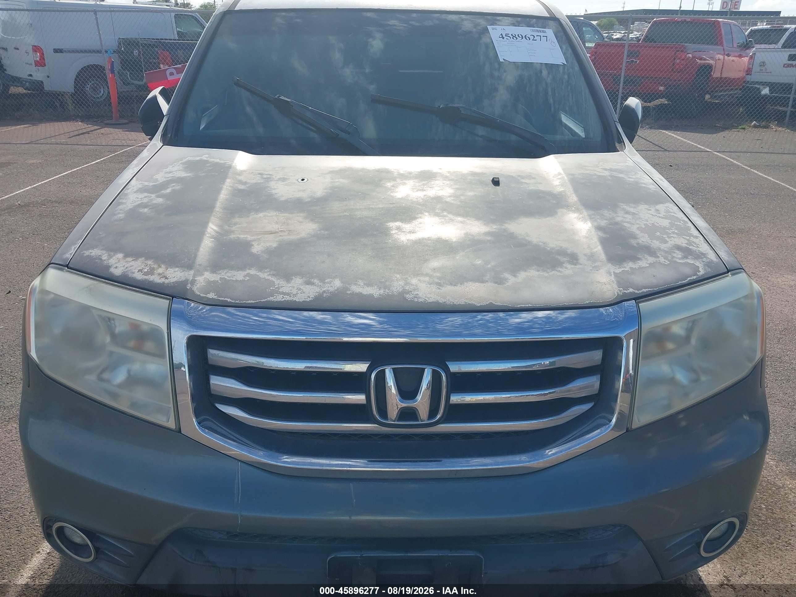 2012 Honda Pilot Ex Gray vin: 5FNYF3H44CB043658