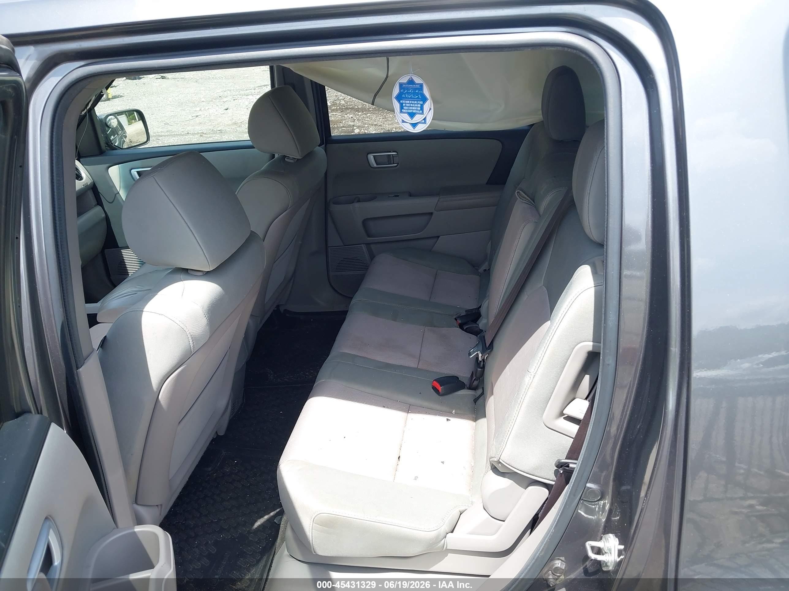 2013 Honda Pilot Ex Gray vin: 5FNYF3H44DB004201