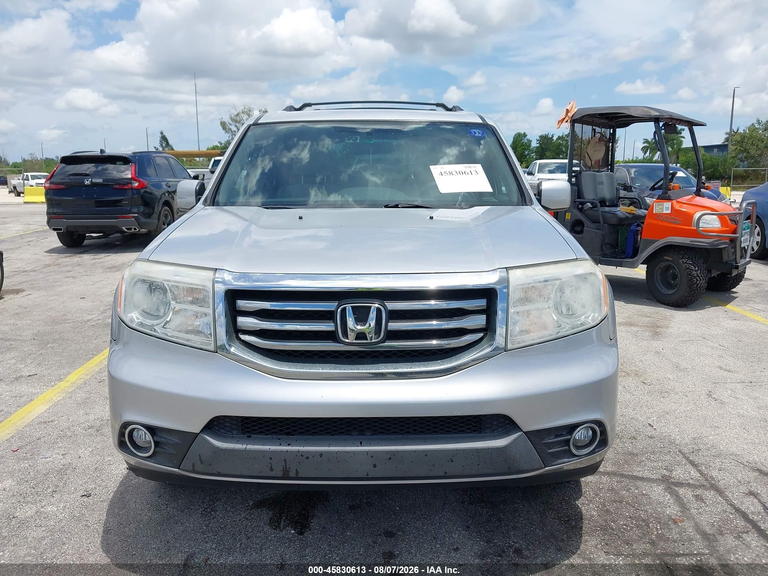 2013 Honda Pilot Ex Silver vin: 5FNYF3H44DB029308