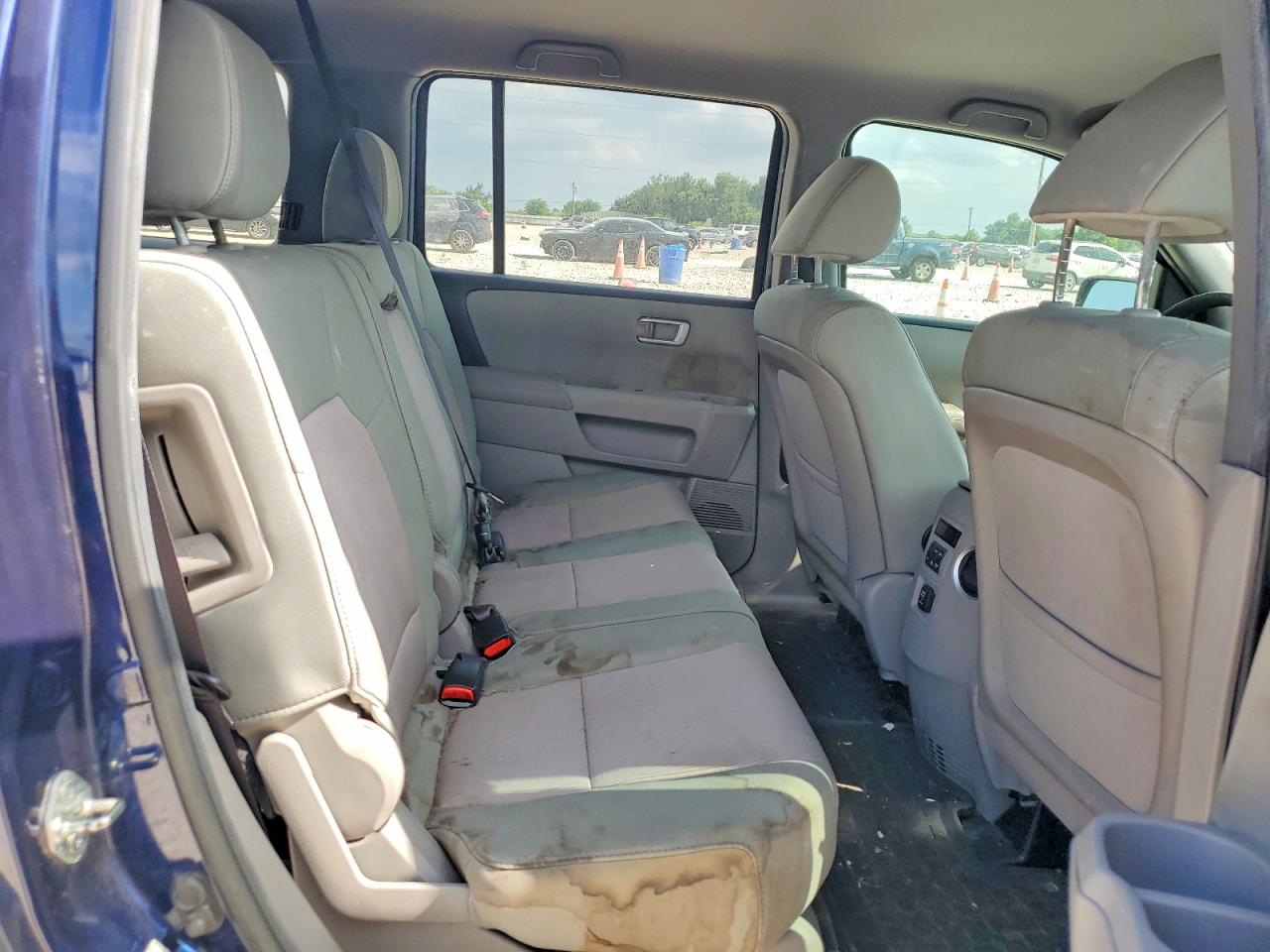 2013 Honda Pilot Ex Blue vin: 5FNYF3H44DB033634