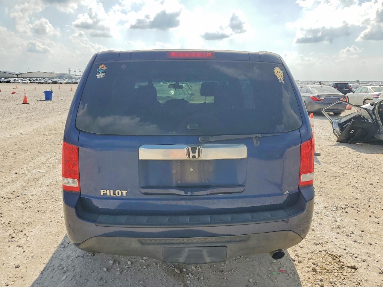 2013 Honda Pilot Ex Blue vin: 5FNYF3H44DB033634