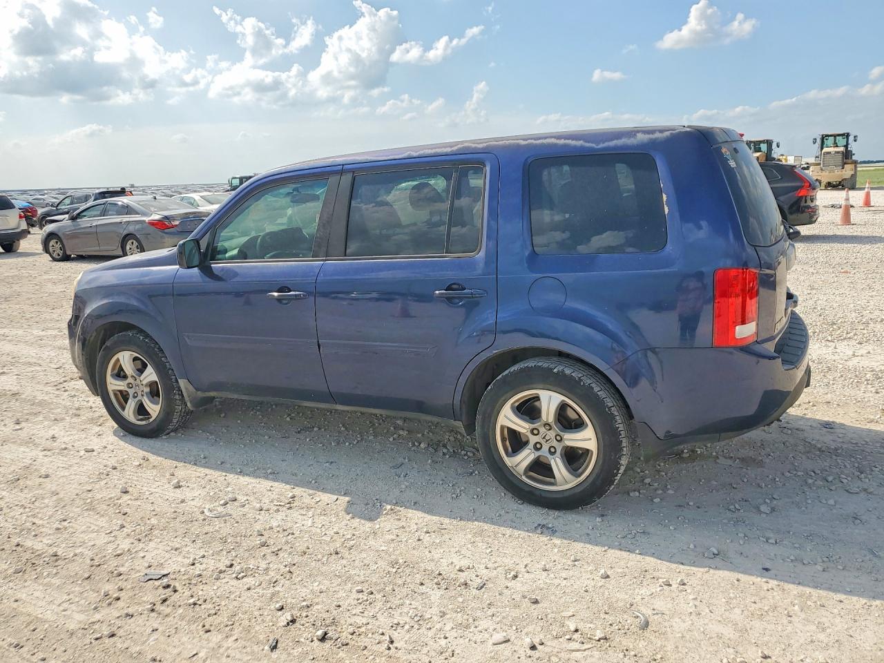 2013 Honda Pilot Ex Blue vin: 5FNYF3H44DB033634