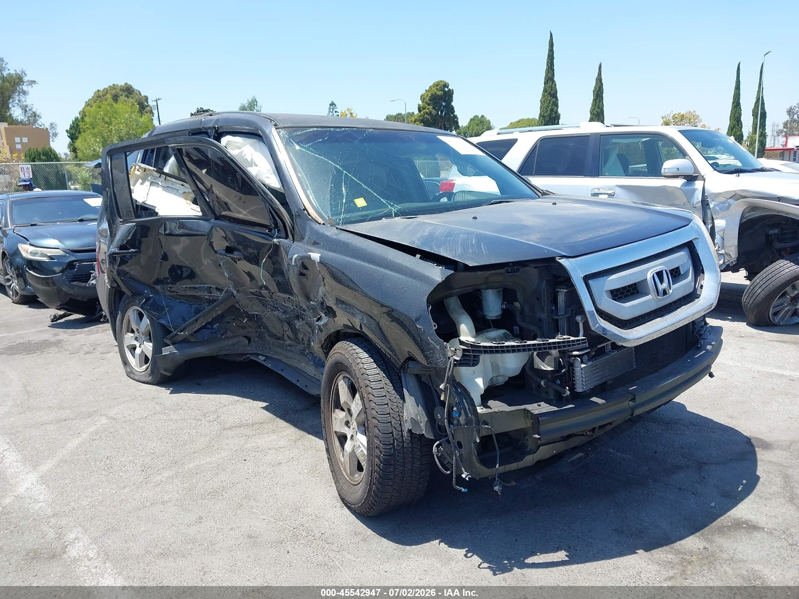 2011 Honda Pilot Ex Black vin: 5FNYF3H45BB007489