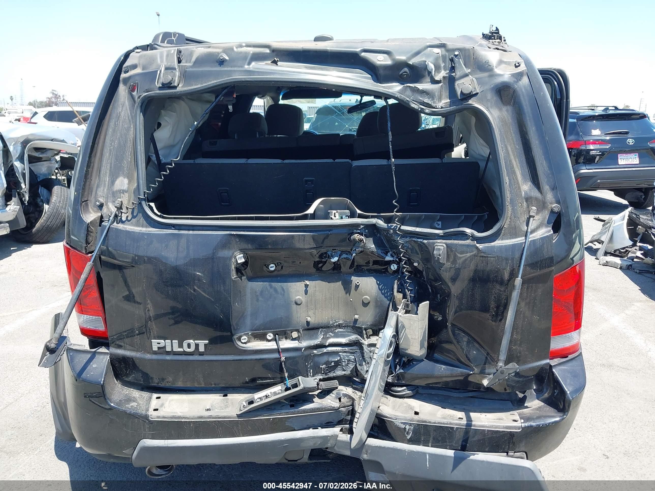 2011 Honda Pilot Ex Black vin: 5FNYF3H45BB007489
