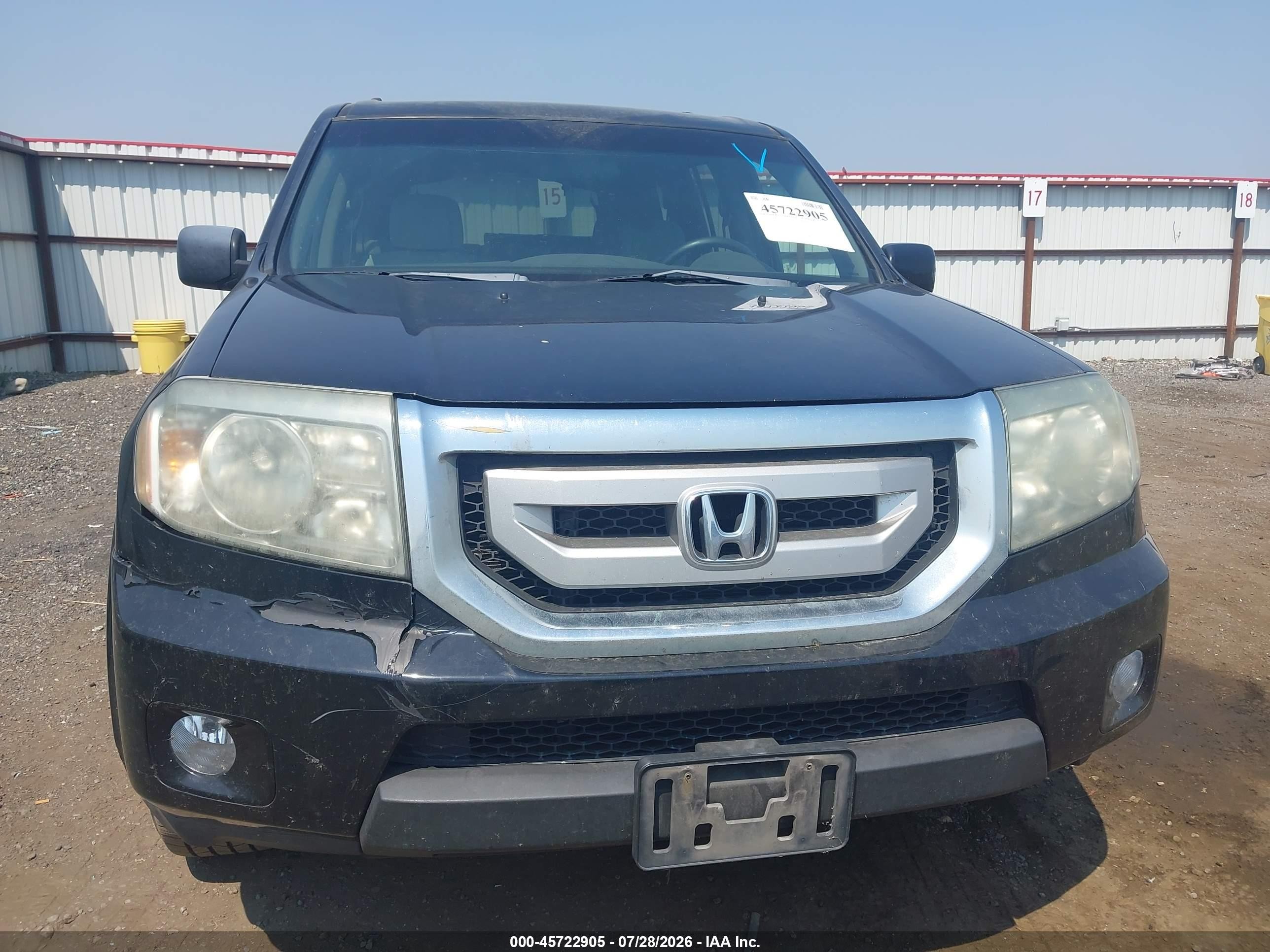 2011 Honda Pilot Ex Black vin: 5FNYF3H45BB021408