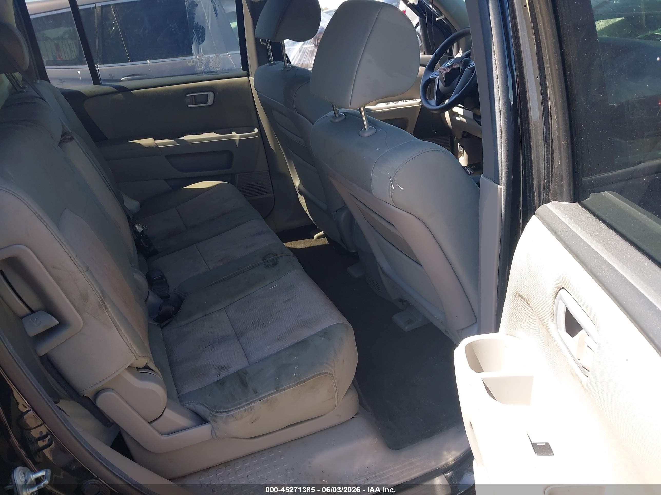 2011 Honda Pilot Ex Black vin: 5FNYF3H45BB053968