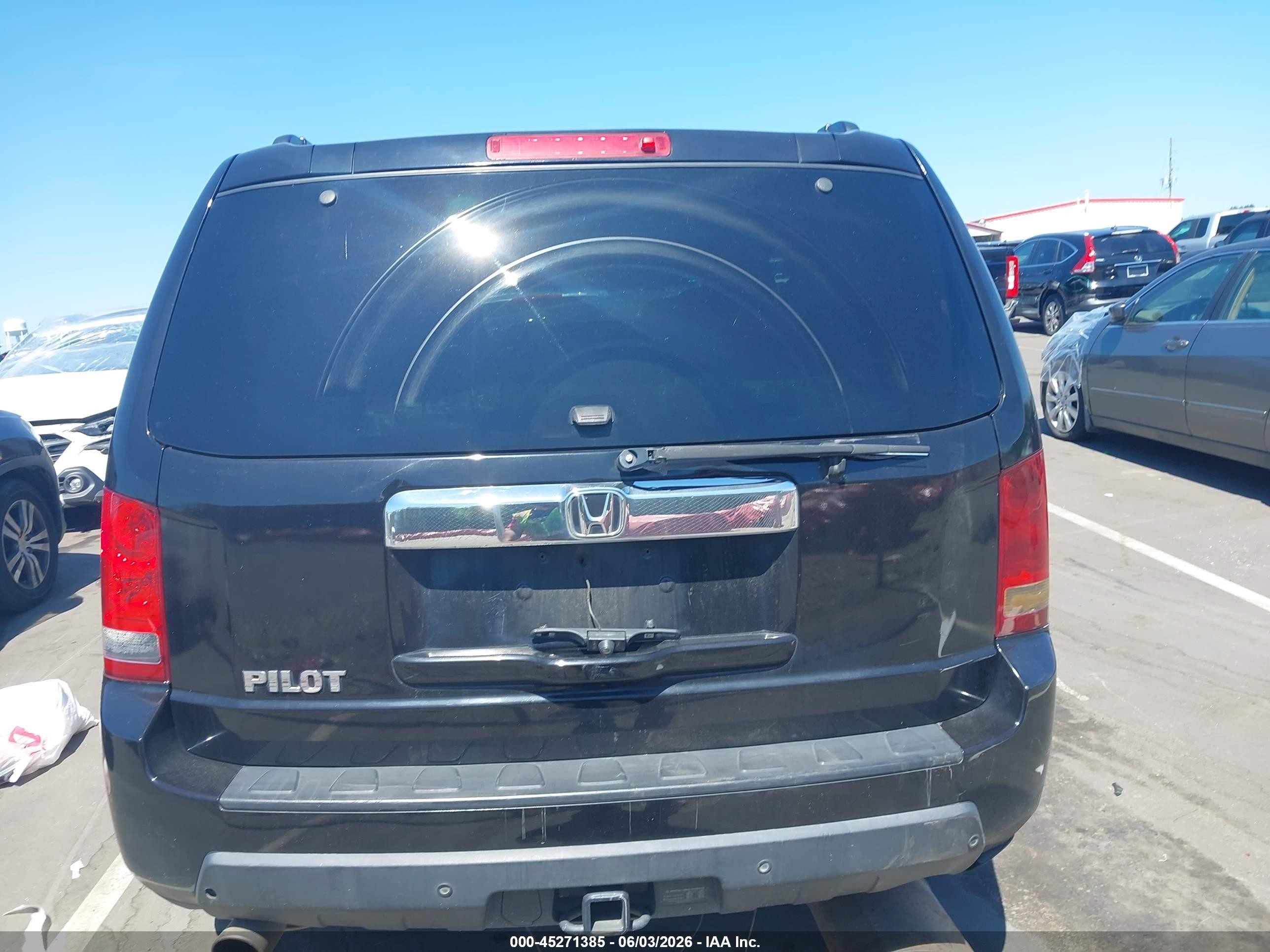 2011 Honda Pilot Ex Black vin: 5FNYF3H45BB053968