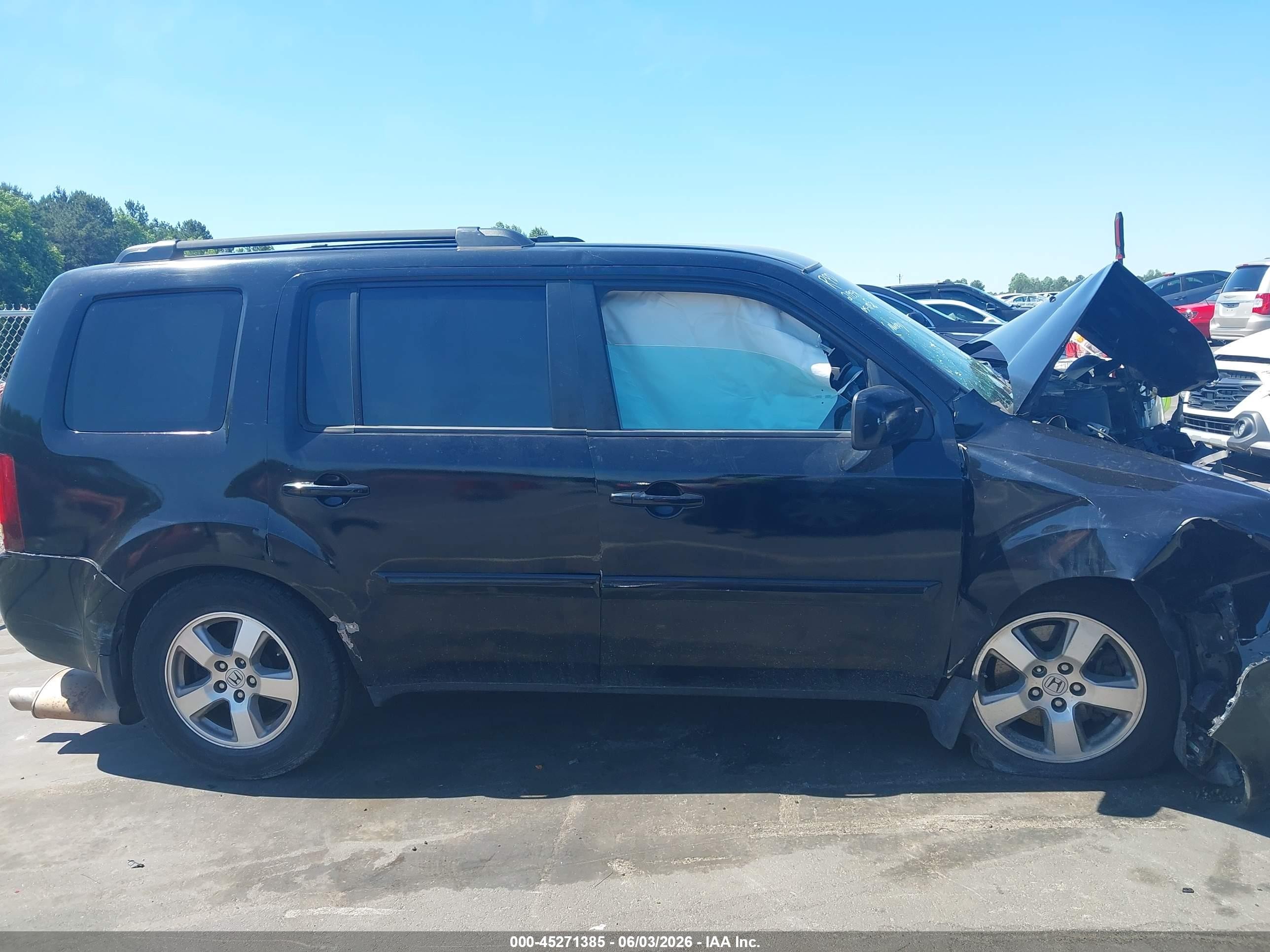 2011 Honda Pilot Ex Black vin: 5FNYF3H45BB053968