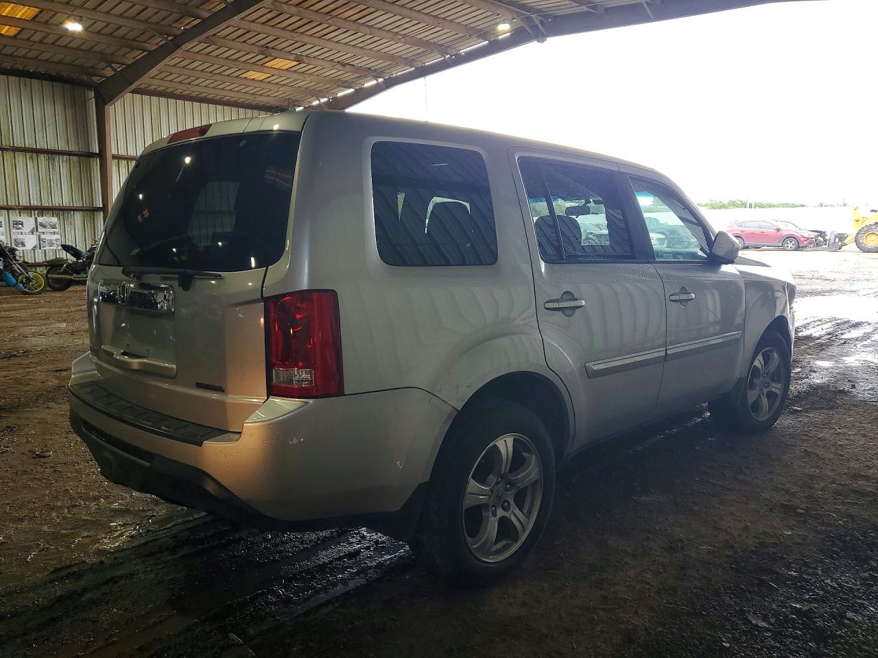 2012 Honda Pilot Ex Silver vin: 5FNYF3H45CB025041