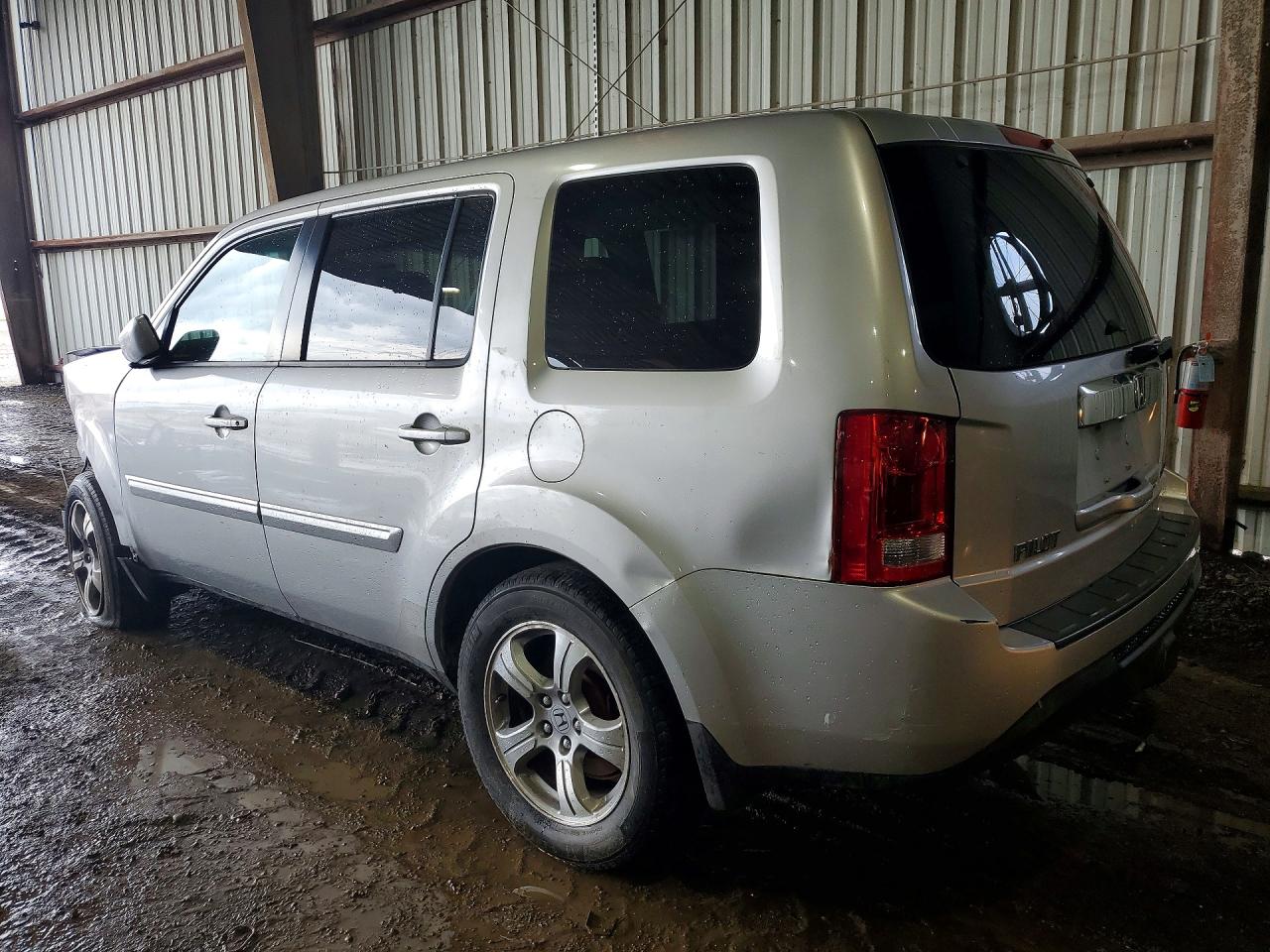 2012 Honda Pilot Ex Silver vin: 5FNYF3H45CB025041