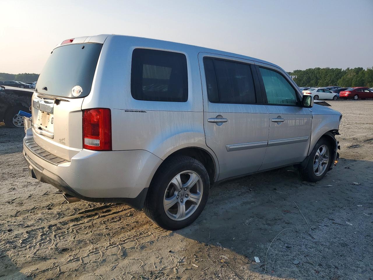 2013 Honda Pilot Ex Silver vin: 5FNYF3H45DB008077