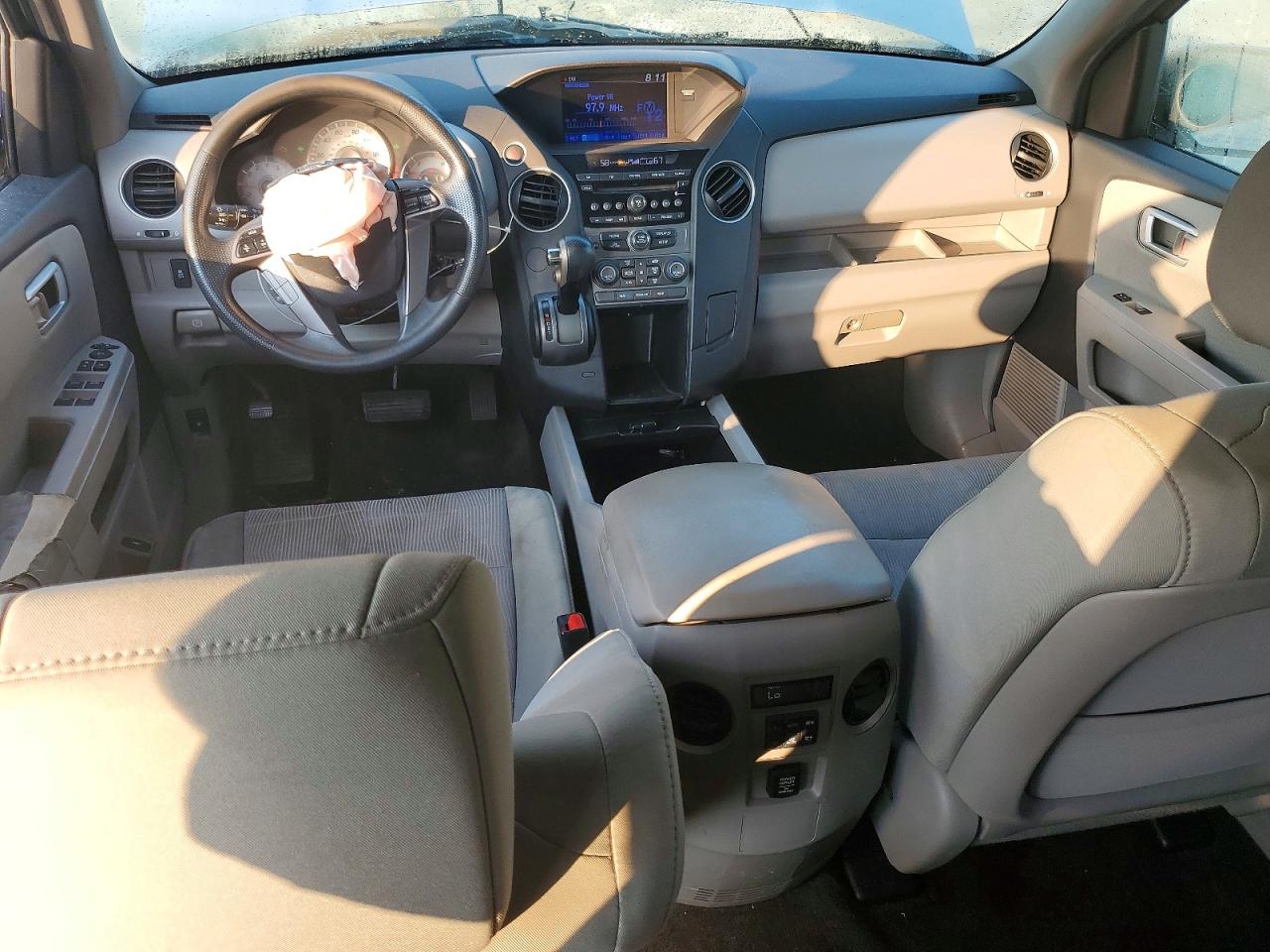 2013 Honda Pilot Ex Silver vin: 5FNYF3H45DB008077
