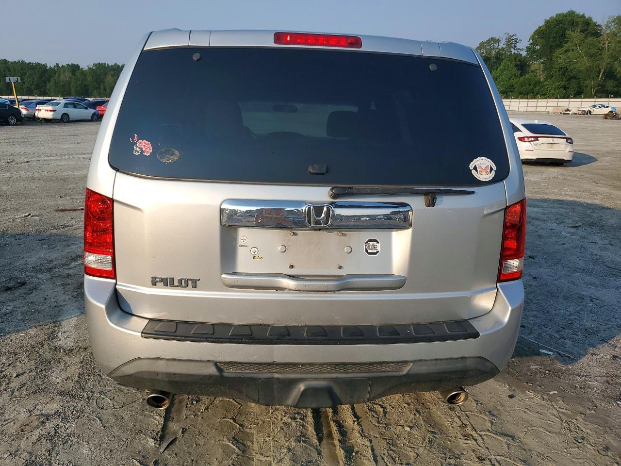 2013 Honda Pilot Ex Silver vin: 5FNYF3H45DB008077