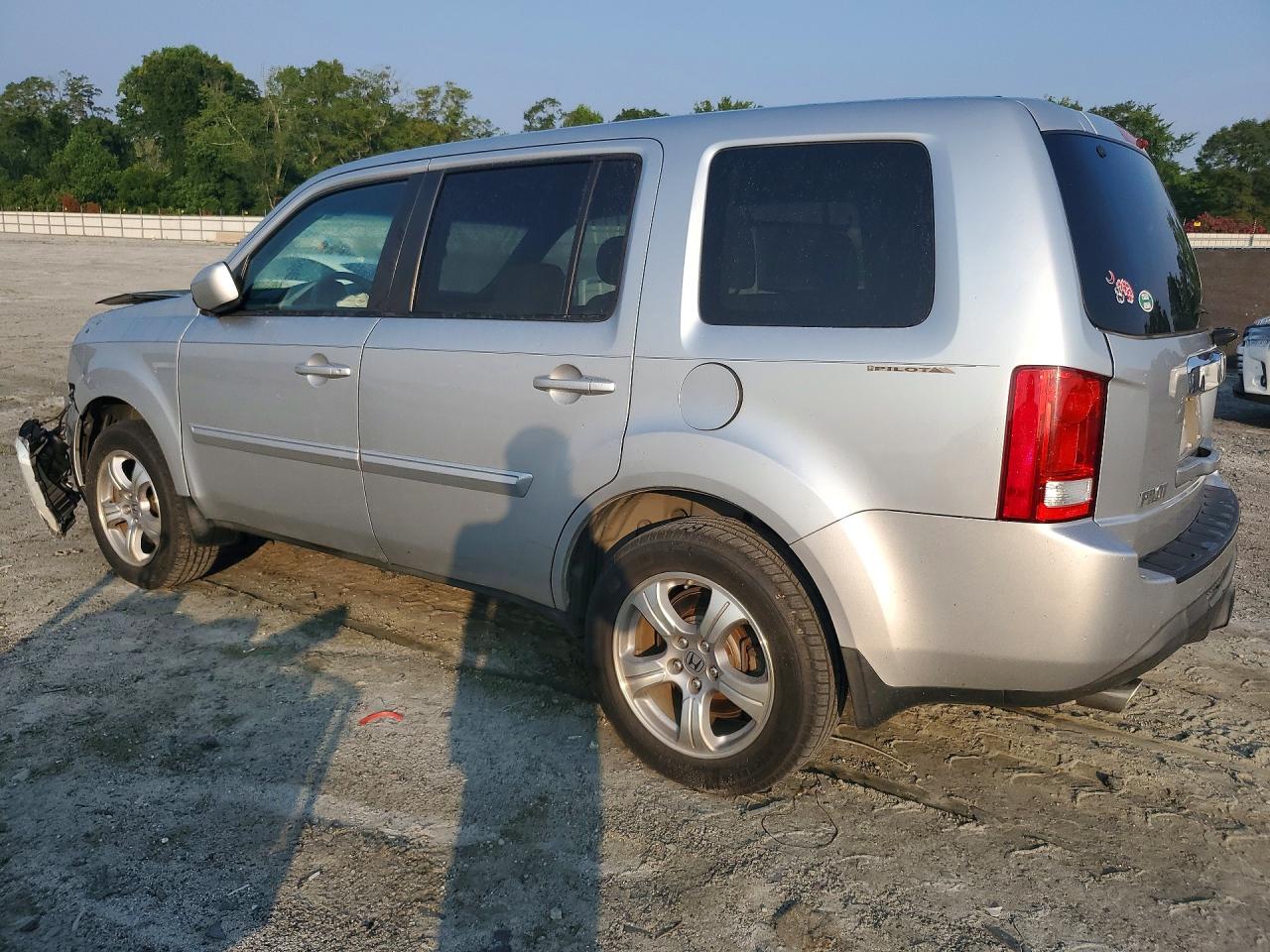 2013 Honda Pilot Ex Silver vin: 5FNYF3H45DB008077