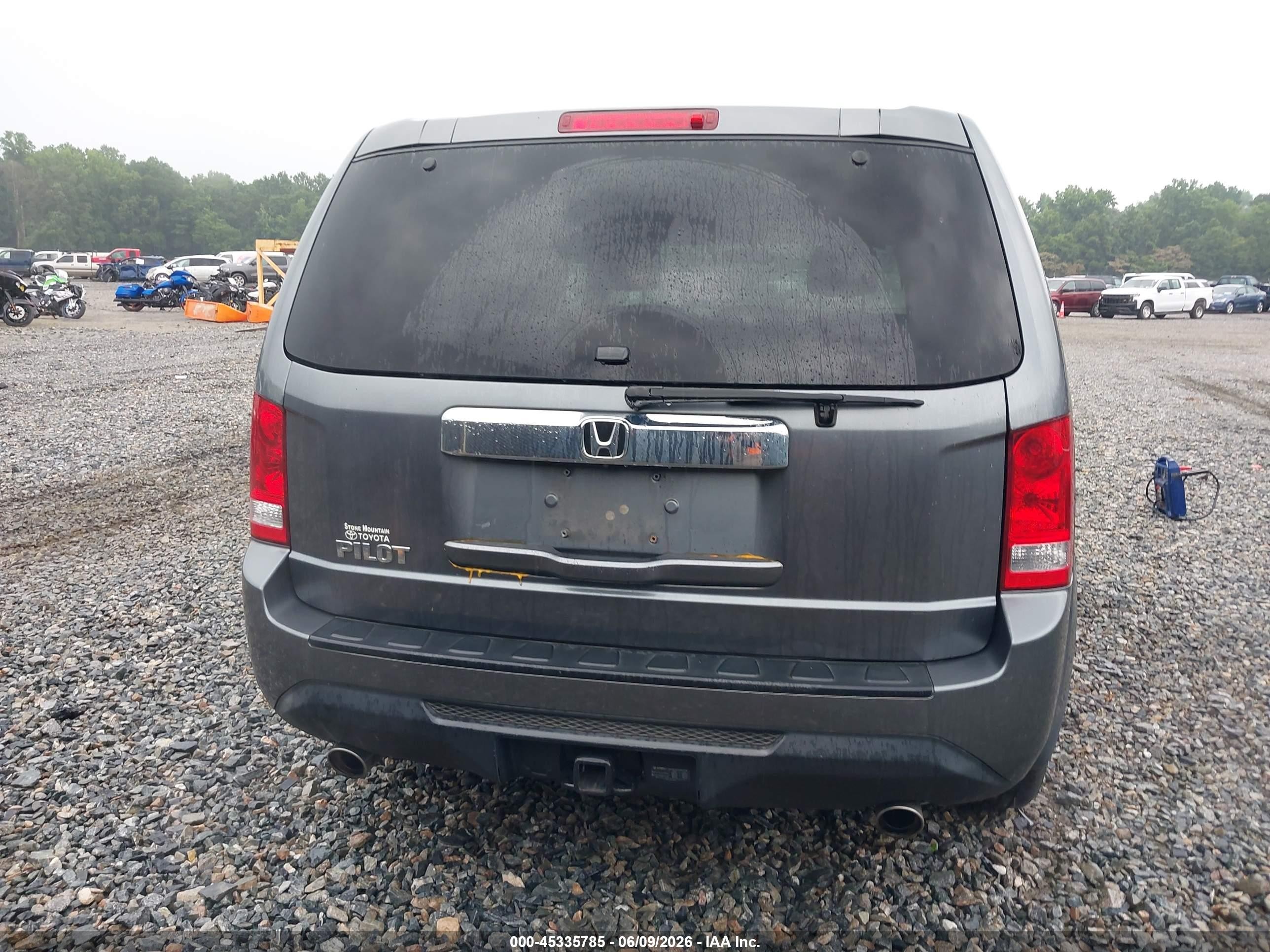 2013 Honda Pilot Ex Gray vin: 5FNYF3H45DB014557