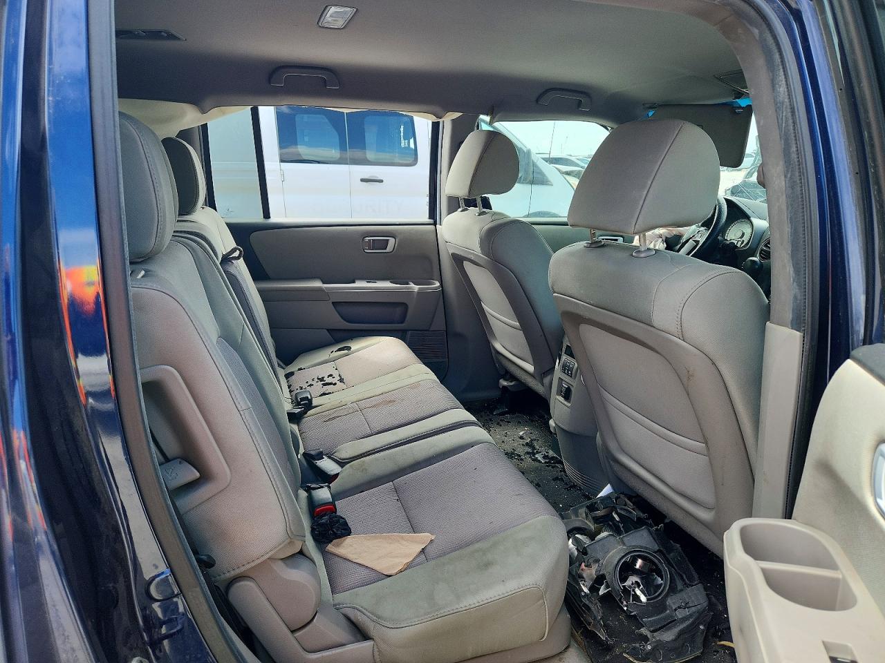 2013 Honda Pilot Ex Blue vin: 5FNYF3H45DB018589