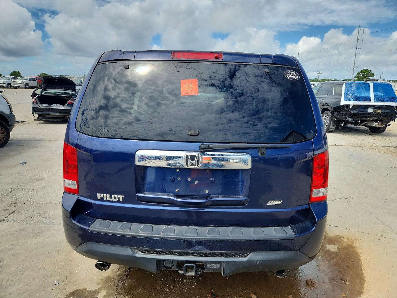 2013 Honda Pilot Ex Blue vin: 5FNYF3H45DB018589