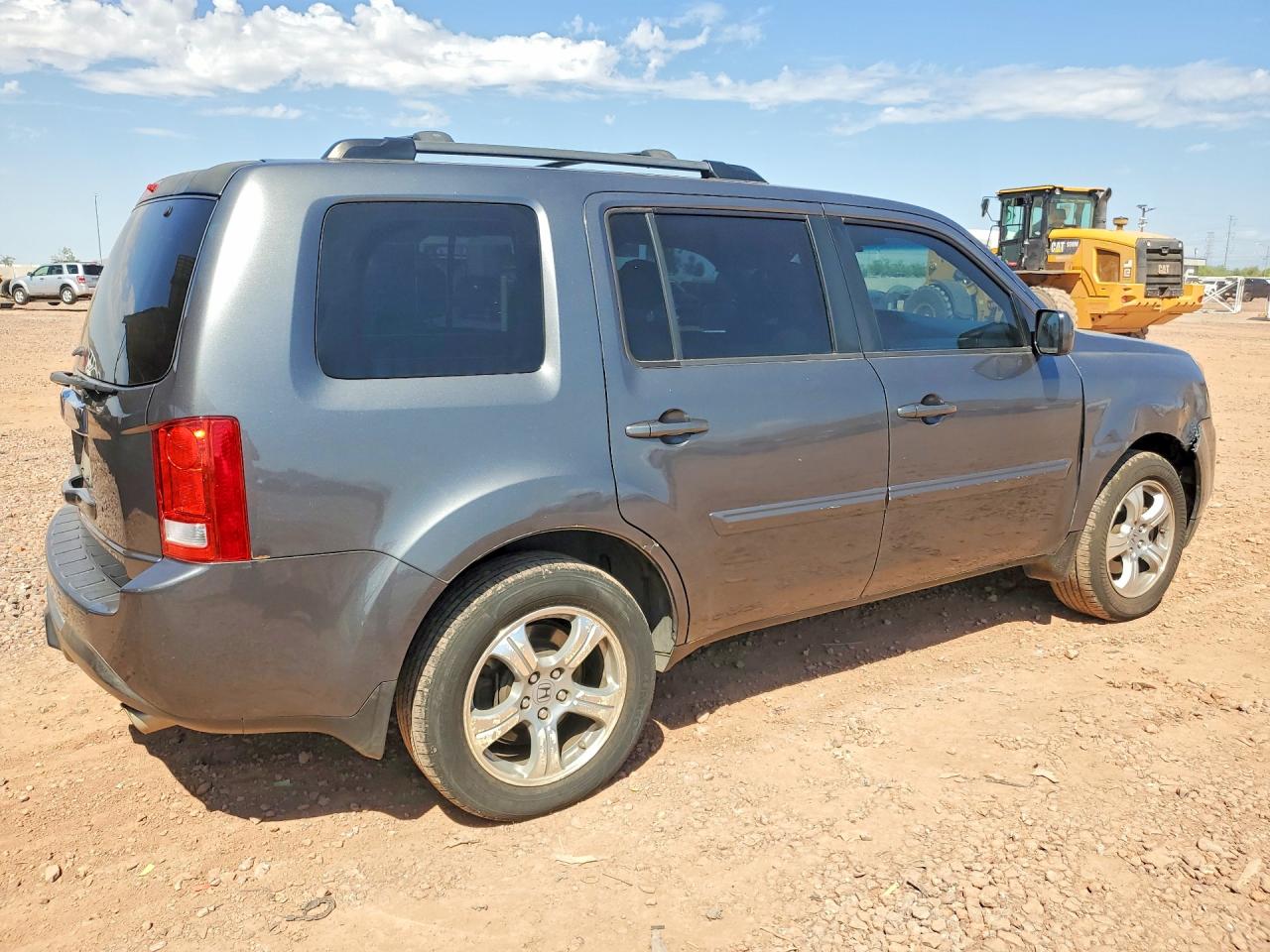 2013 Honda Pilot Ex Gray vin: 5FNYF3H45DB020181