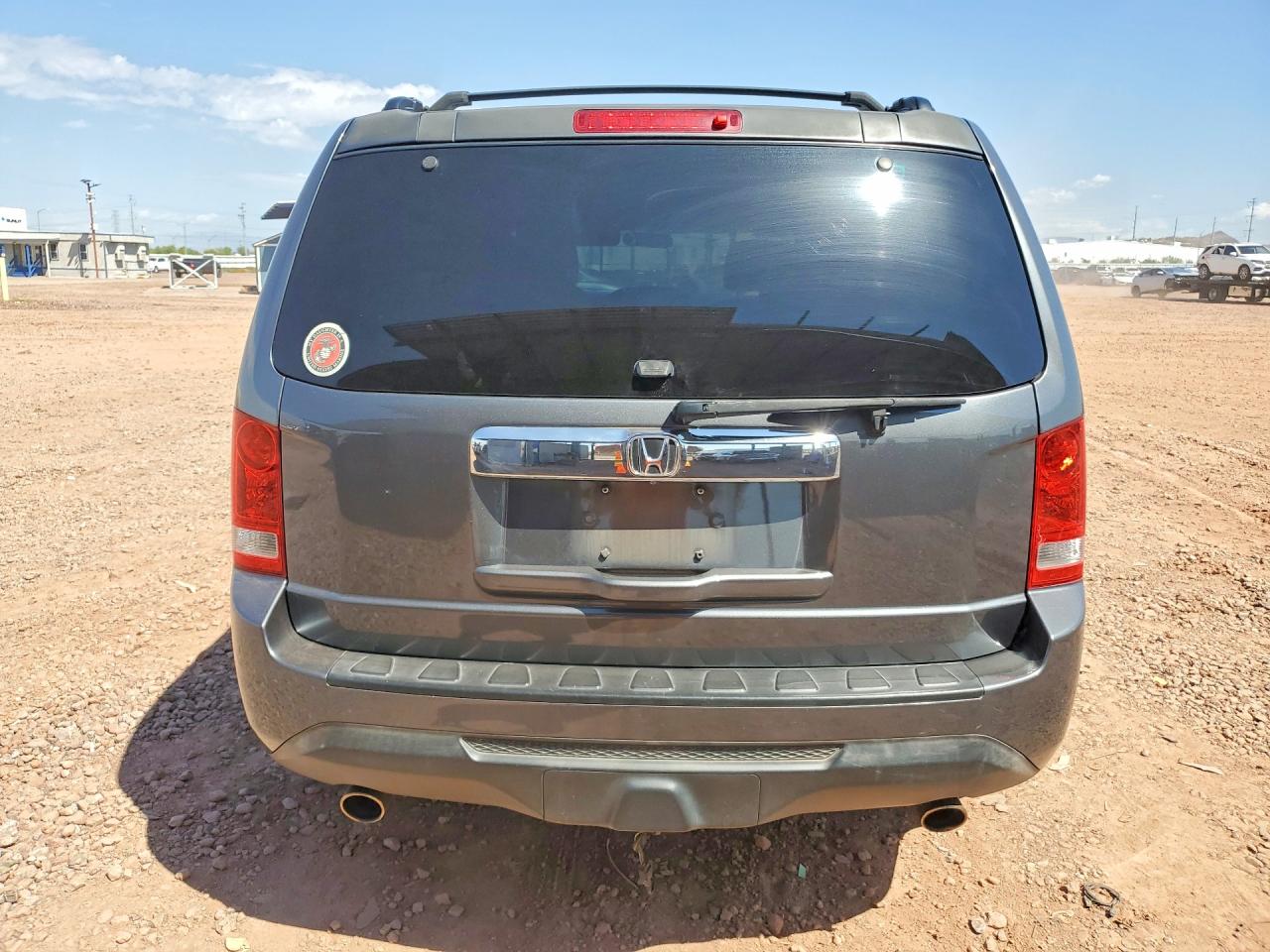 2013 Honda Pilot Ex Gray vin: 5FNYF3H45DB020181