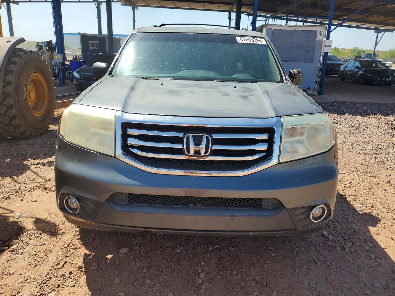 2013 Honda Pilot Ex Gray vin: 5FNYF3H45DB020181