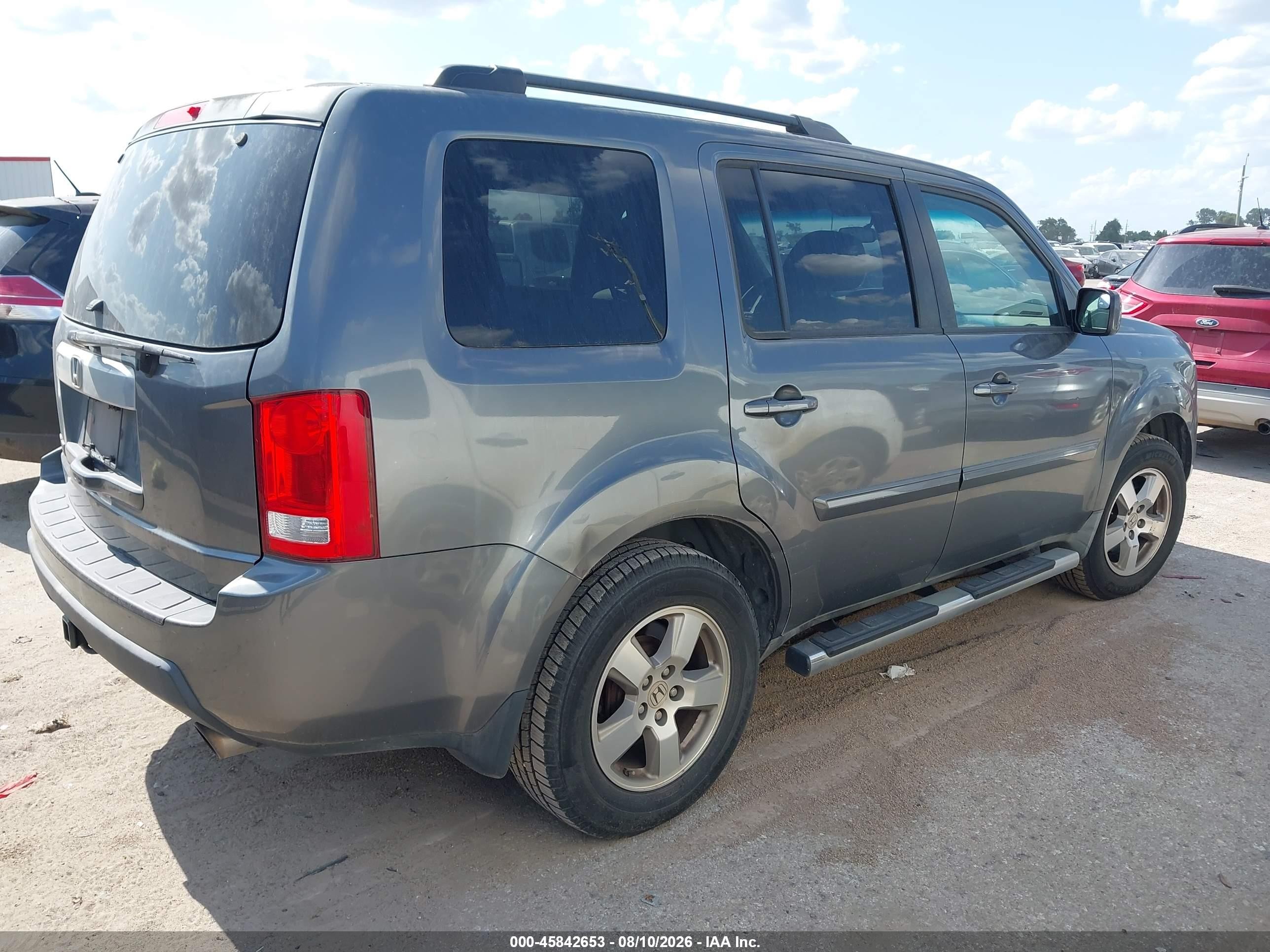 2011 Honda Pilot Ex Gray vin: 5FNYF3H46BB022356