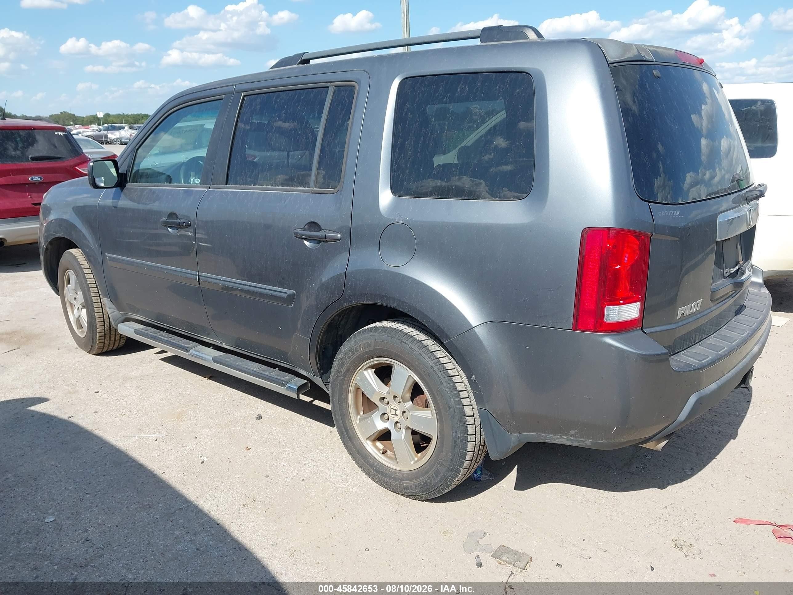 2011 Honda Pilot Ex Gray vin: 5FNYF3H46BB022356