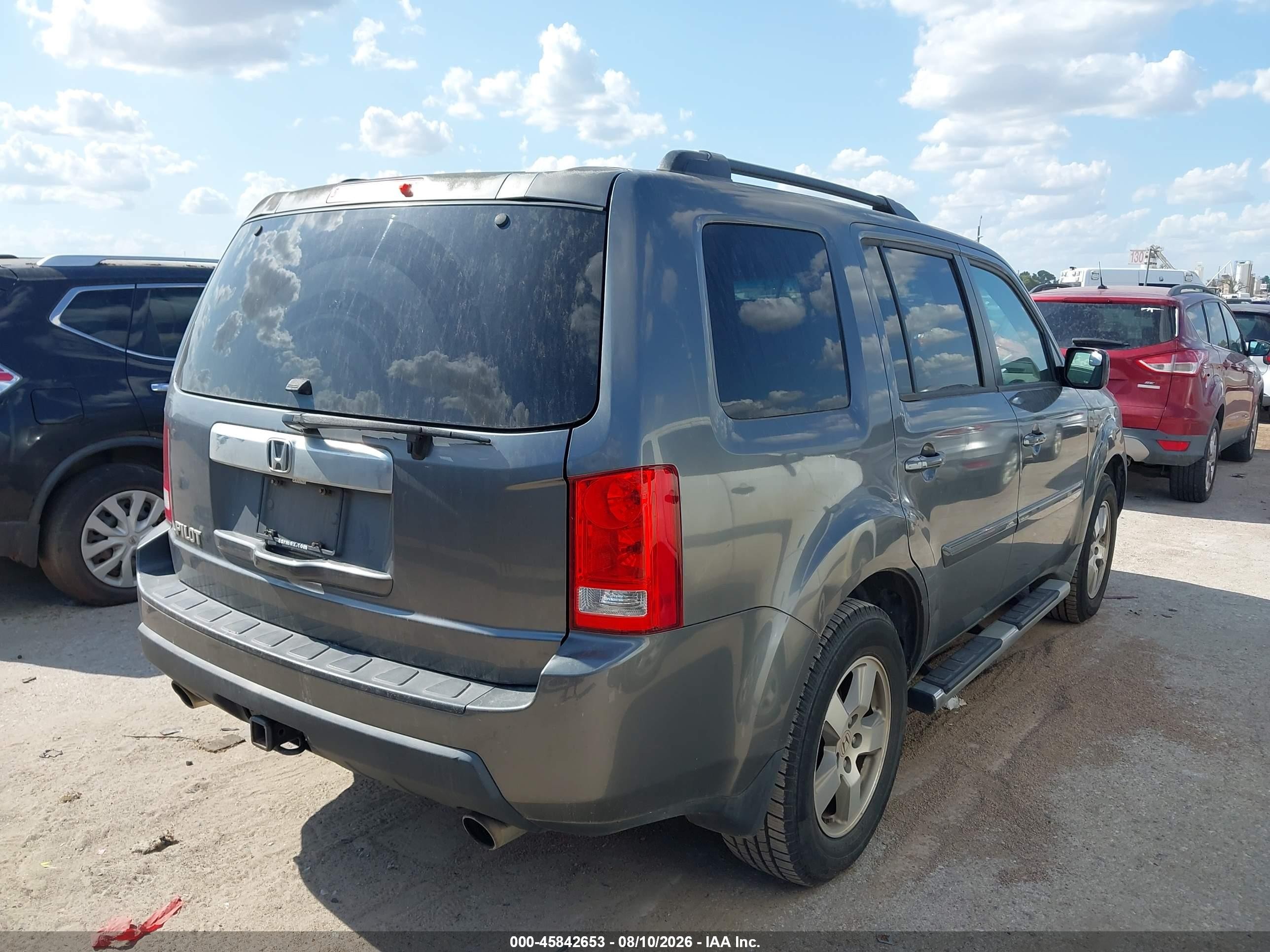 2011 Honda Pilot Ex Gray vin: 5FNYF3H46BB022356