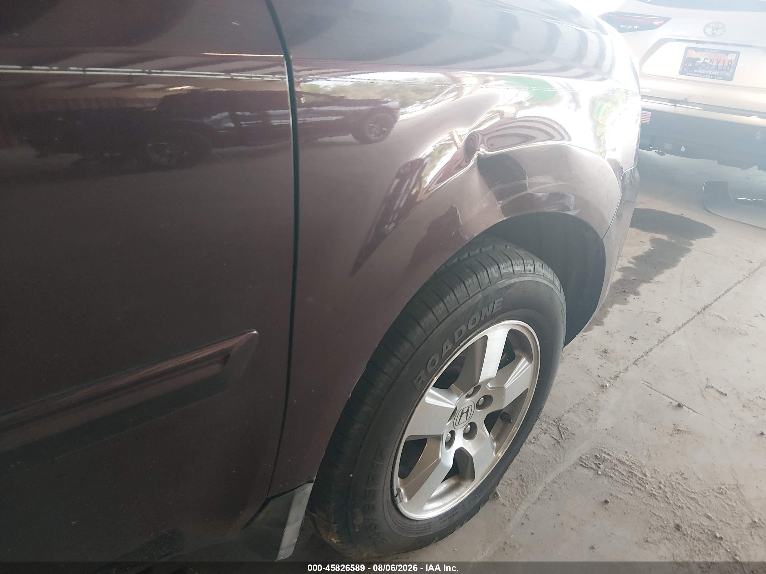 2011 Honda Pilot Ex Maroon vin: 5FNYF3H46BB026116