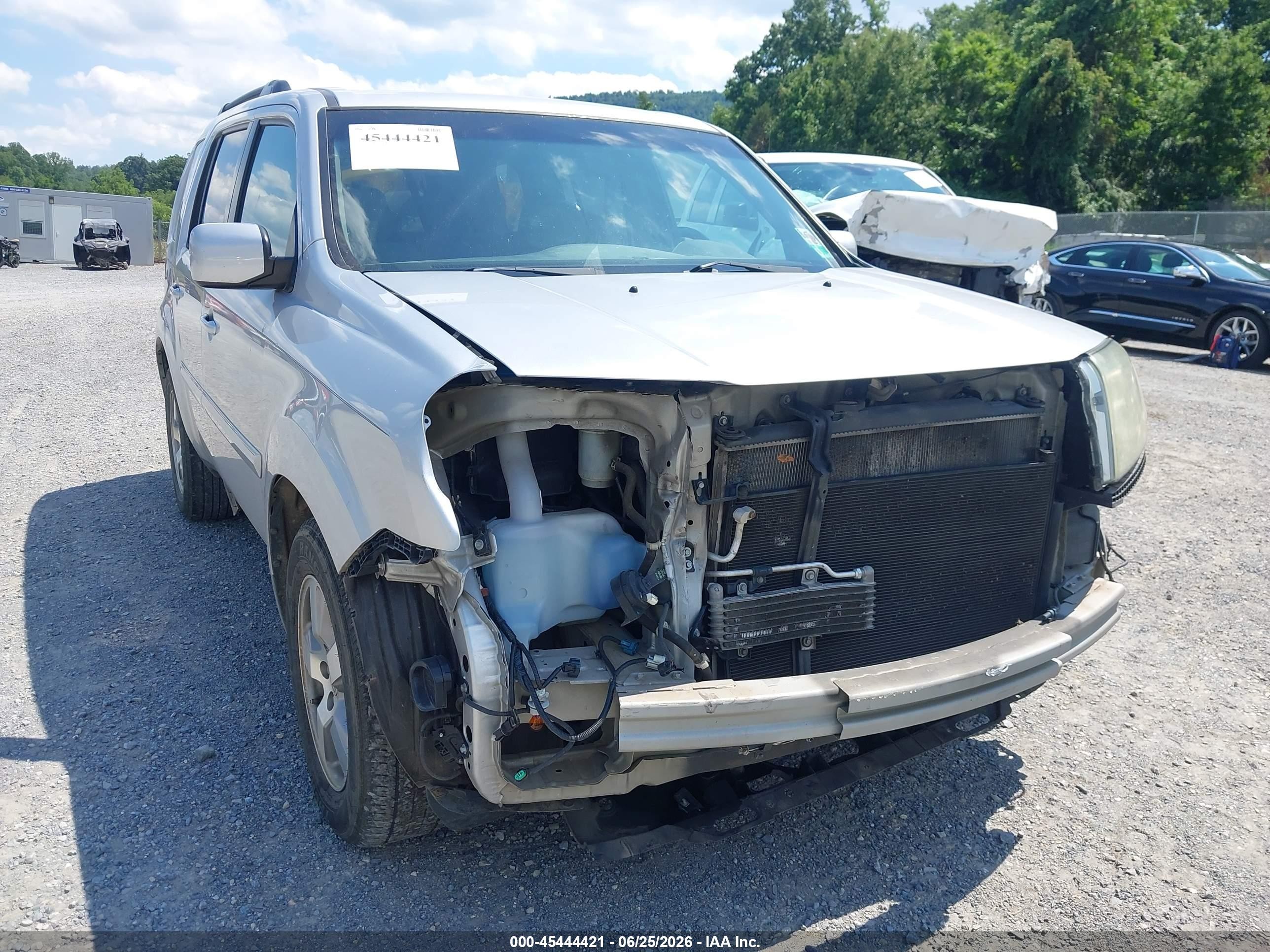 2011 Honda Pilot Ex Silver vin: 5FNYF3H46BB037519