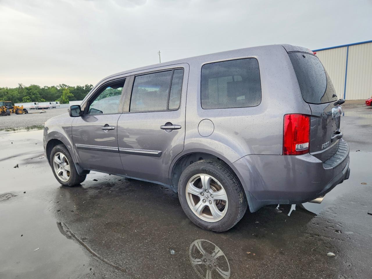 2014 Honda Pilot Ex Gray vin: 5FNYF3H46EB008588
