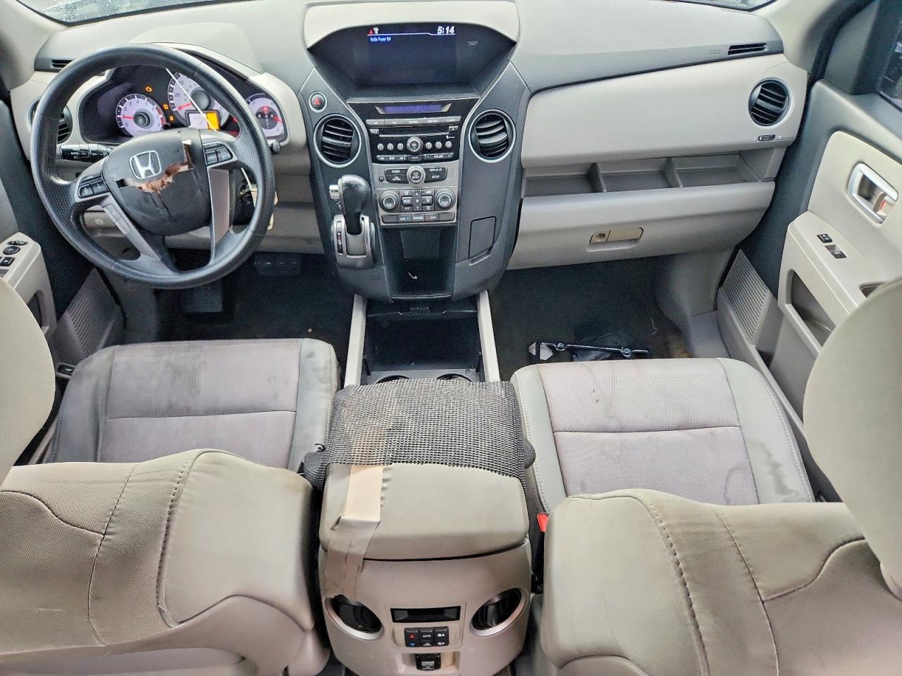 2014 Honda Pilot Ex Gray vin: 5FNYF3H46EB008588