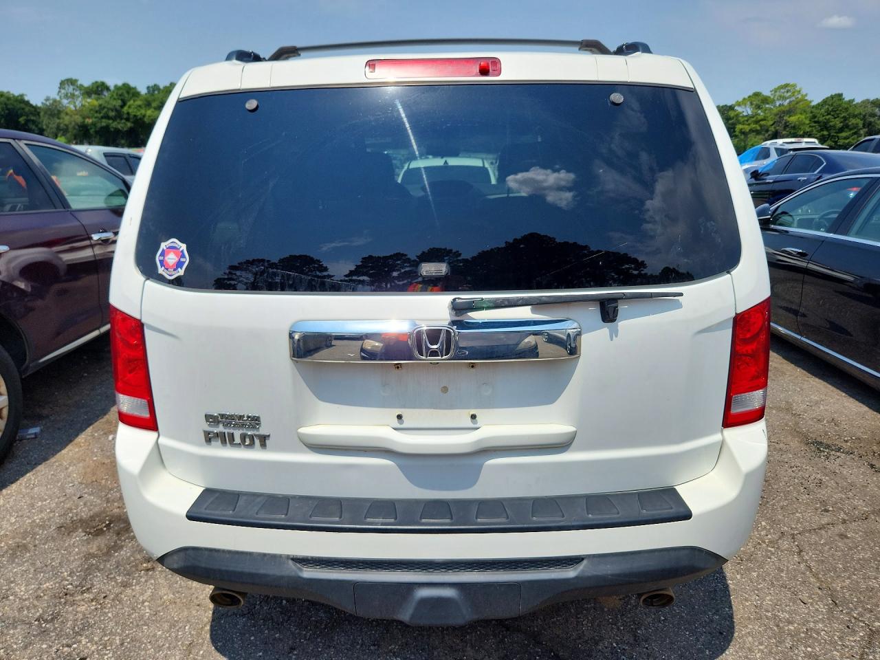 2015 Honda Pilot Ex White vin: 5FNYF3H46FB029992
