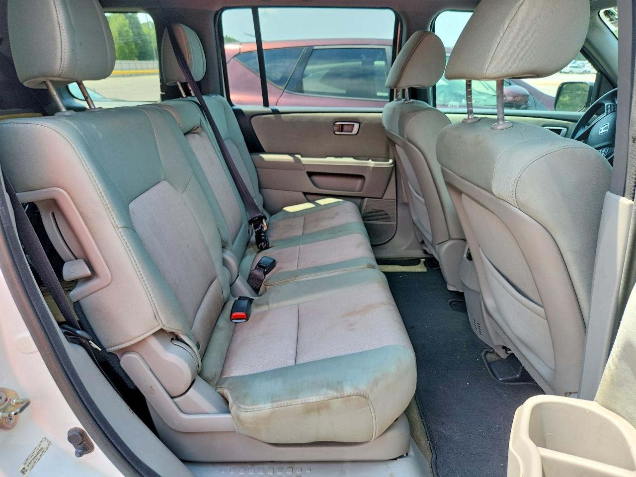 2015 Honda Pilot Ex White vin: 5FNYF3H46FB029992