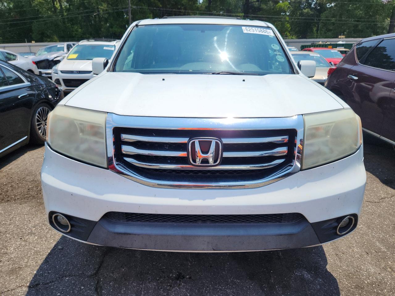 2015 Honda Pilot Ex White vin: 5FNYF3H46FB029992