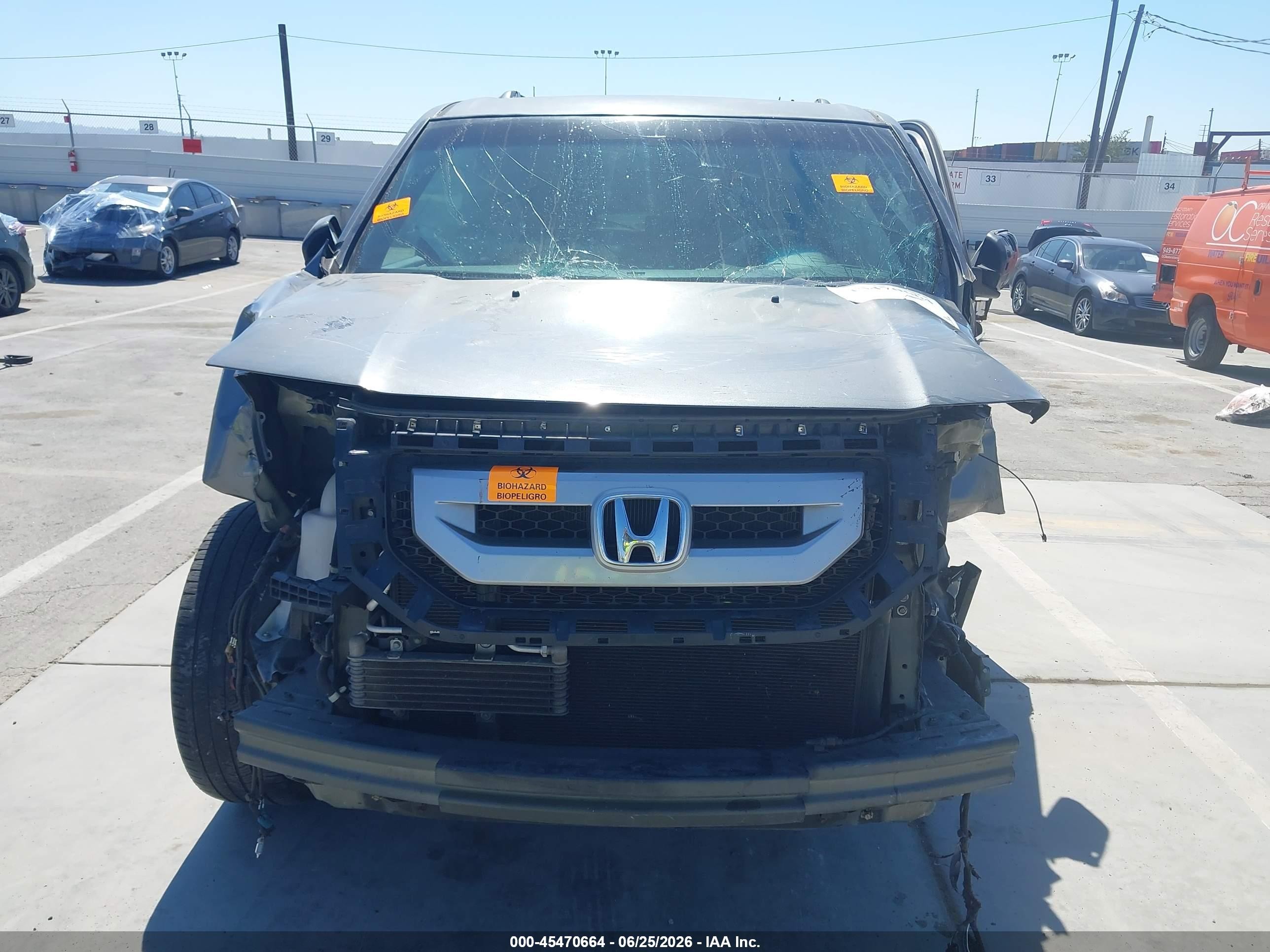2011 Honda Pilot Ex Gray vin: 5FNYF3H47BB022396