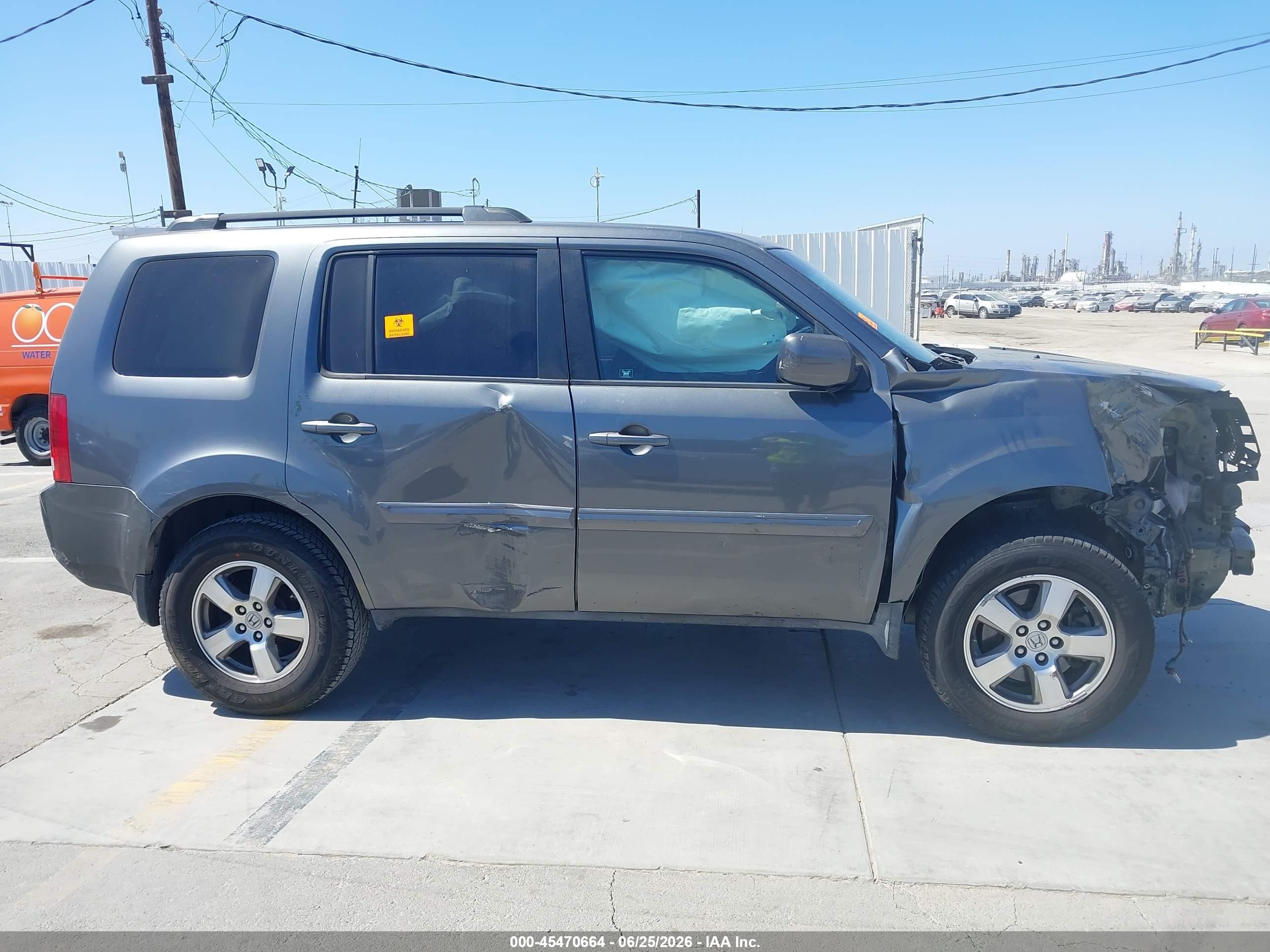 2011 Honda Pilot Ex Gray vin: 5FNYF3H47BB022396