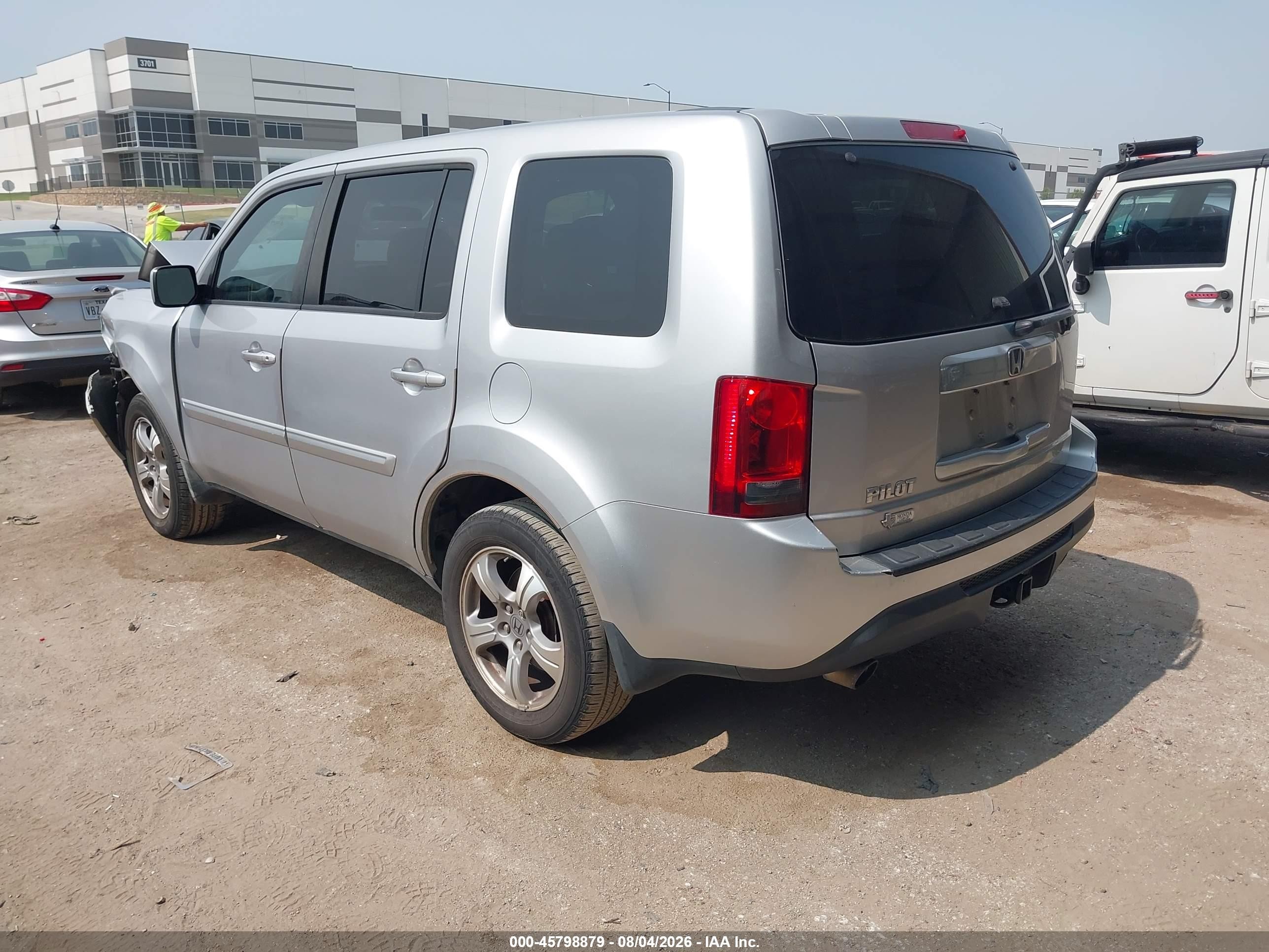 2012 Honda Pilot Ex Silver vin: 5FNYF3H47CB006023