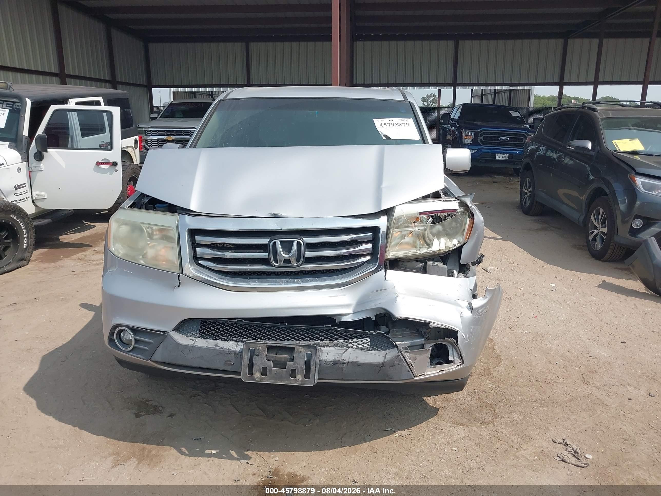 2012 Honda Pilot Ex Silver vin: 5FNYF3H47CB006023