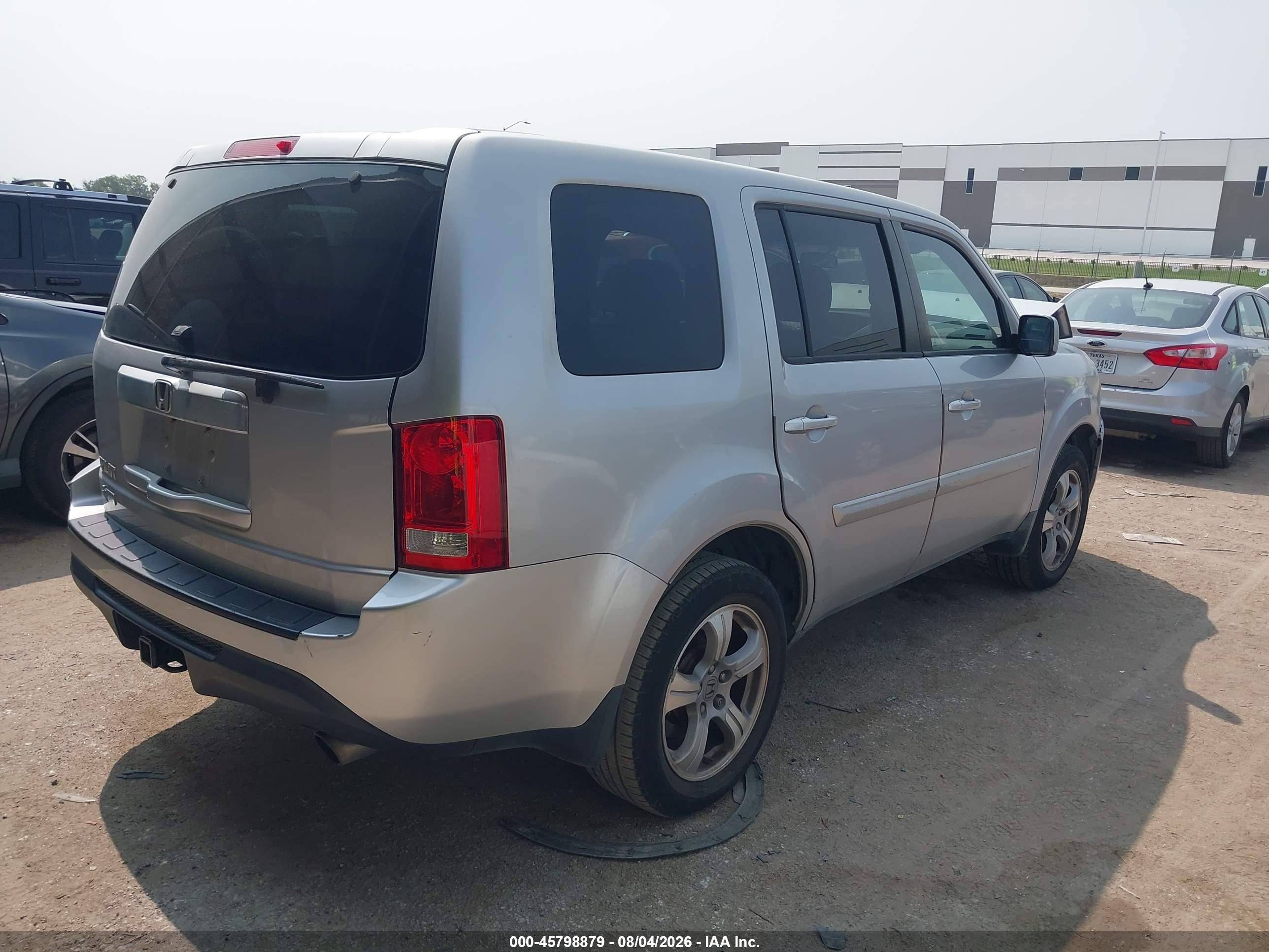 2012 Honda Pilot Ex Silver vin: 5FNYF3H47CB006023