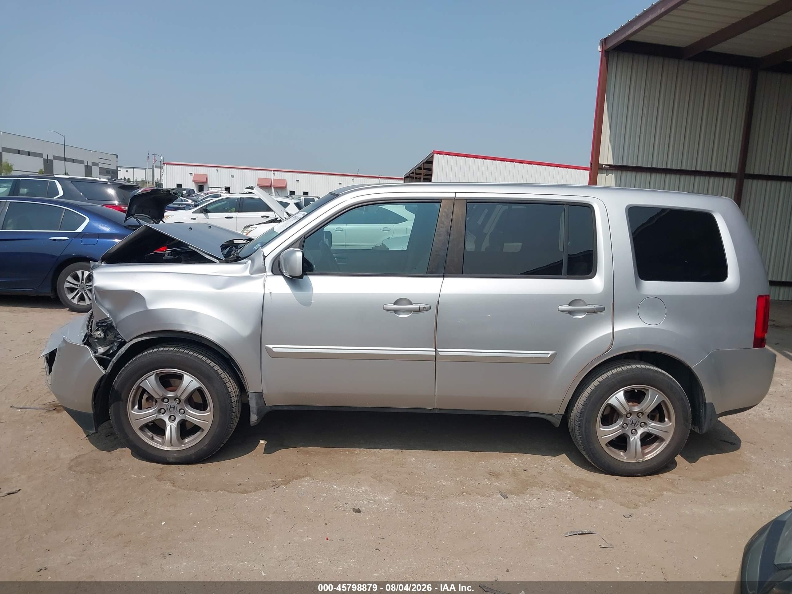 2012 Honda Pilot Ex Silver vin: 5FNYF3H47CB006023