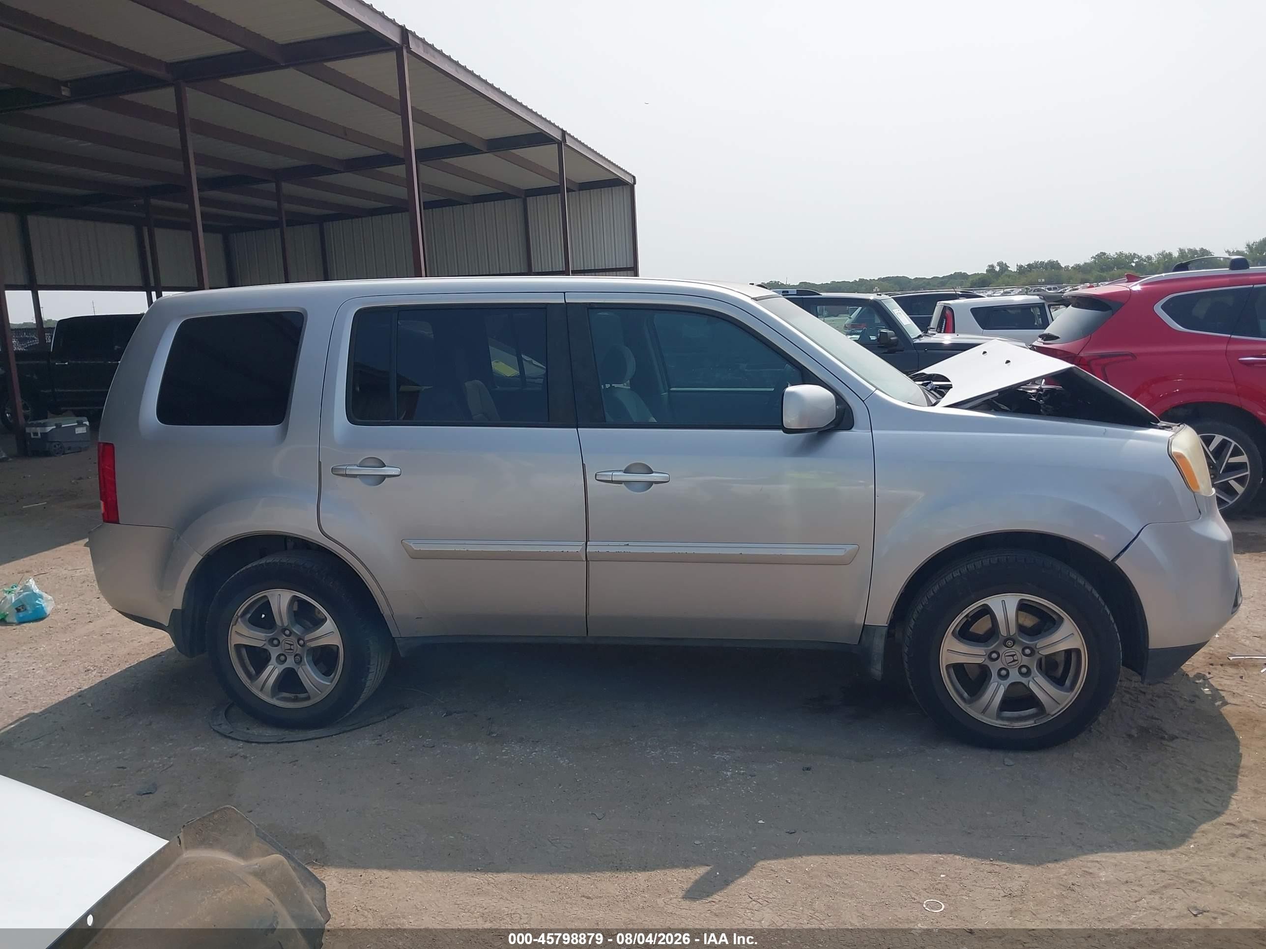 2012 Honda Pilot Ex Silver vin: 5FNYF3H47CB006023