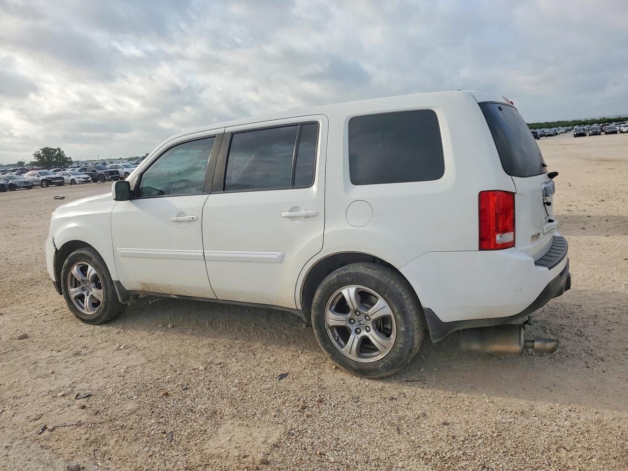 2012 Honda Pilot Ex White vin: 5FNYF3H47CB025266