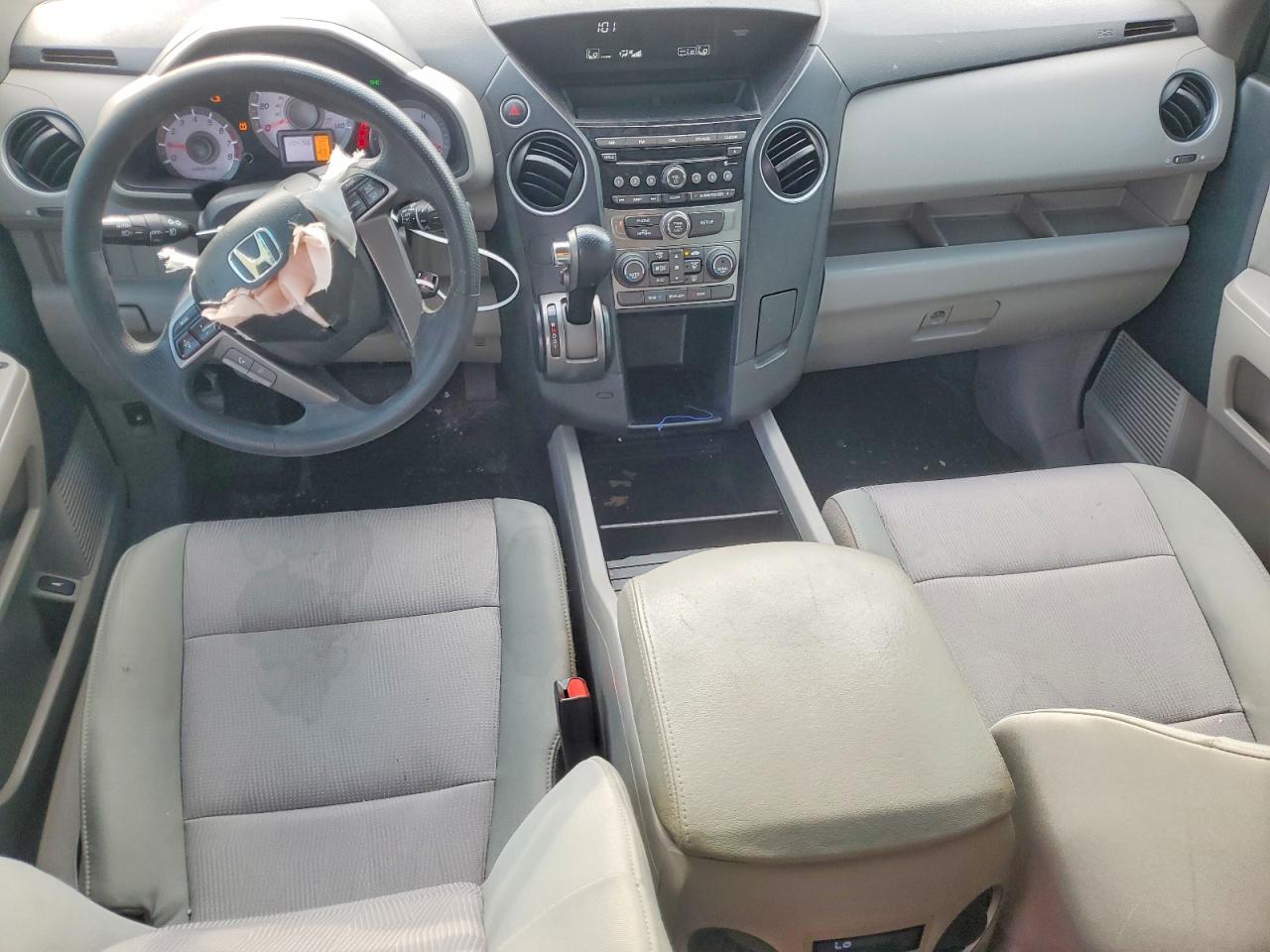 2012 Honda Pilot Ex White vin: 5FNYF3H47CB025266