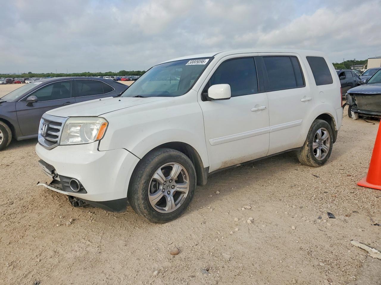 2012 Honda Pilot Ex White vin: 5FNYF3H47CB025266