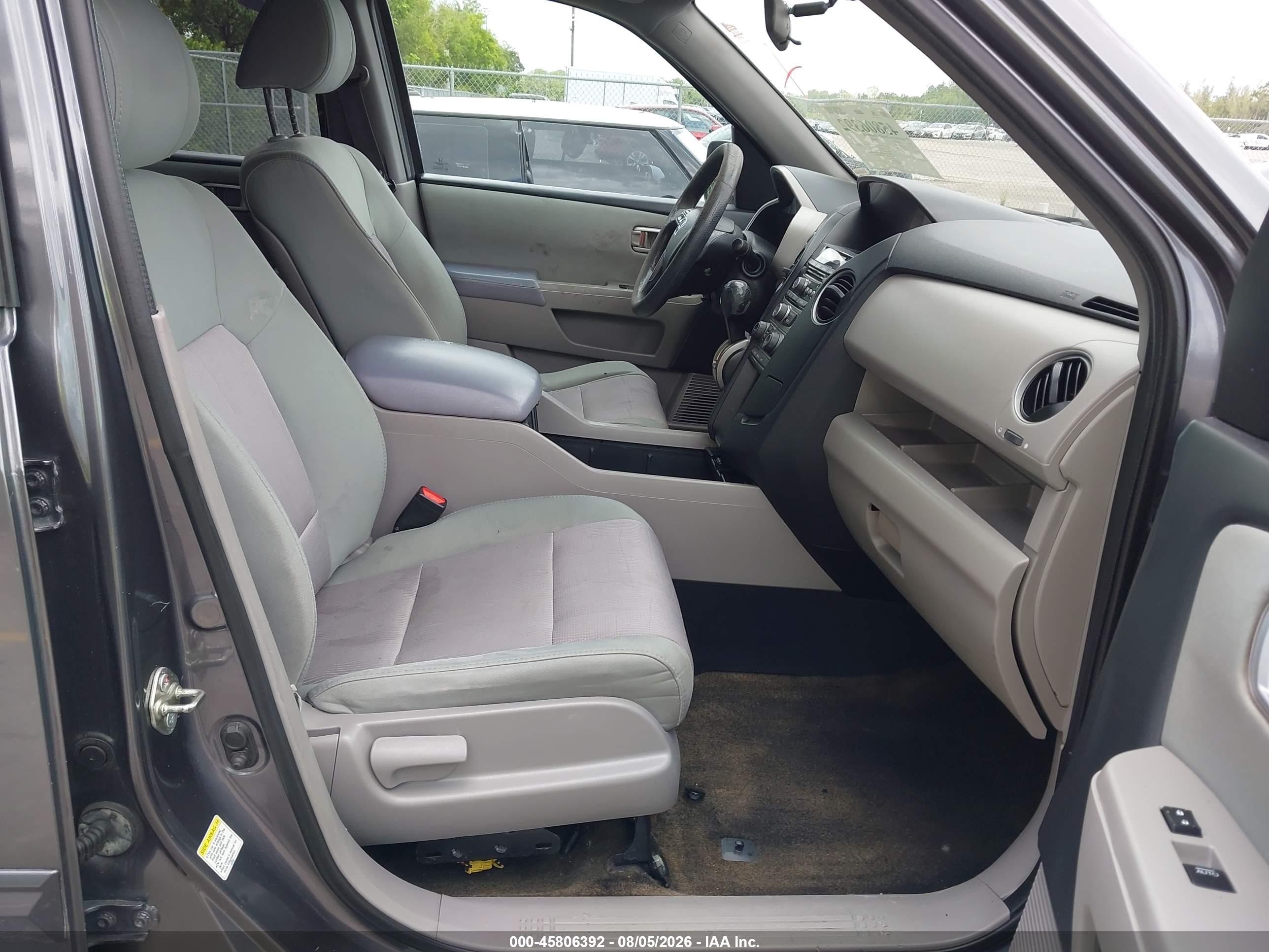 2015 Honda Pilot Ex Gray vin: 5FNYF3H47FB007936