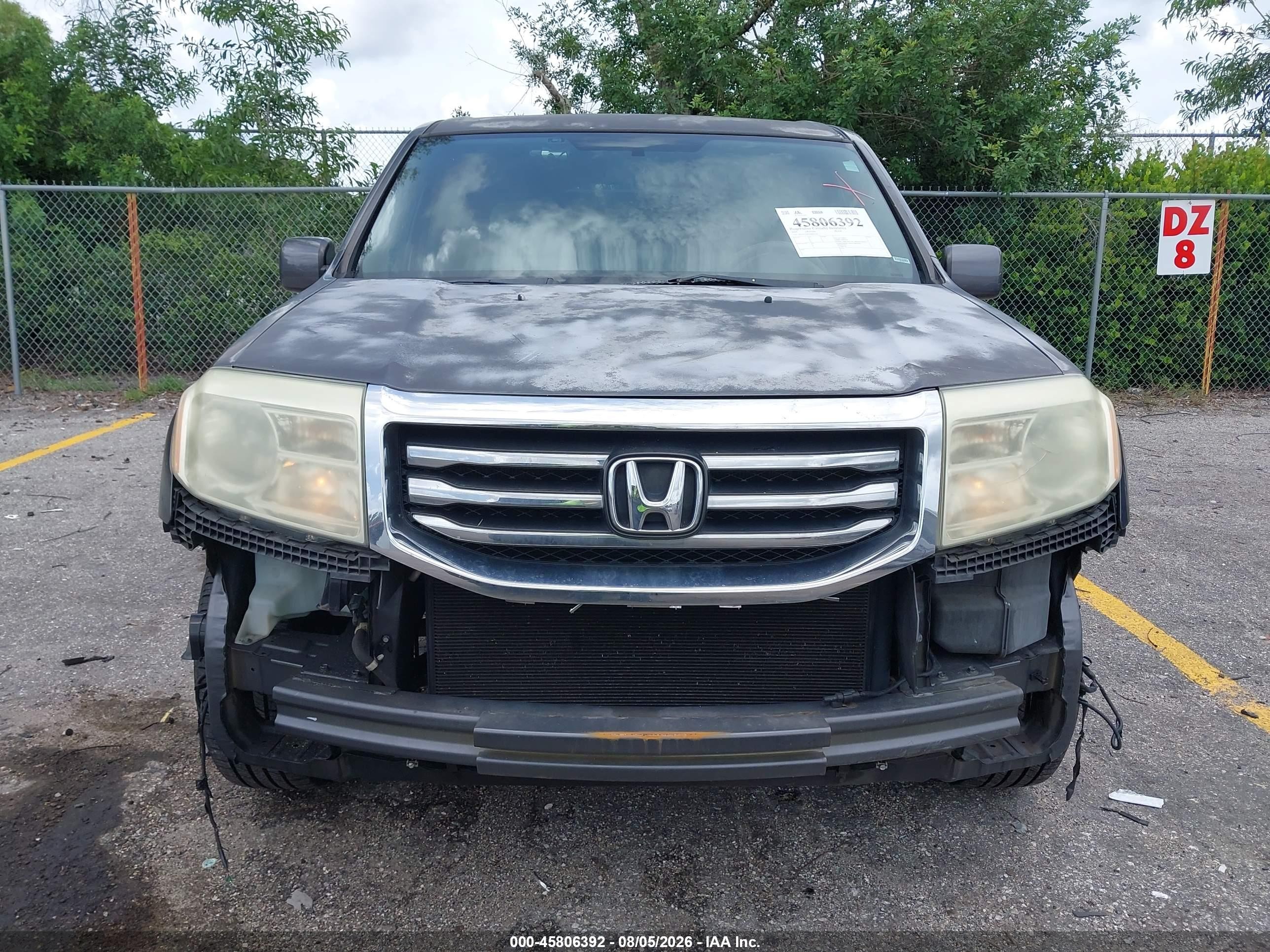 2015 Honda Pilot Ex Gray vin: 5FNYF3H47FB007936