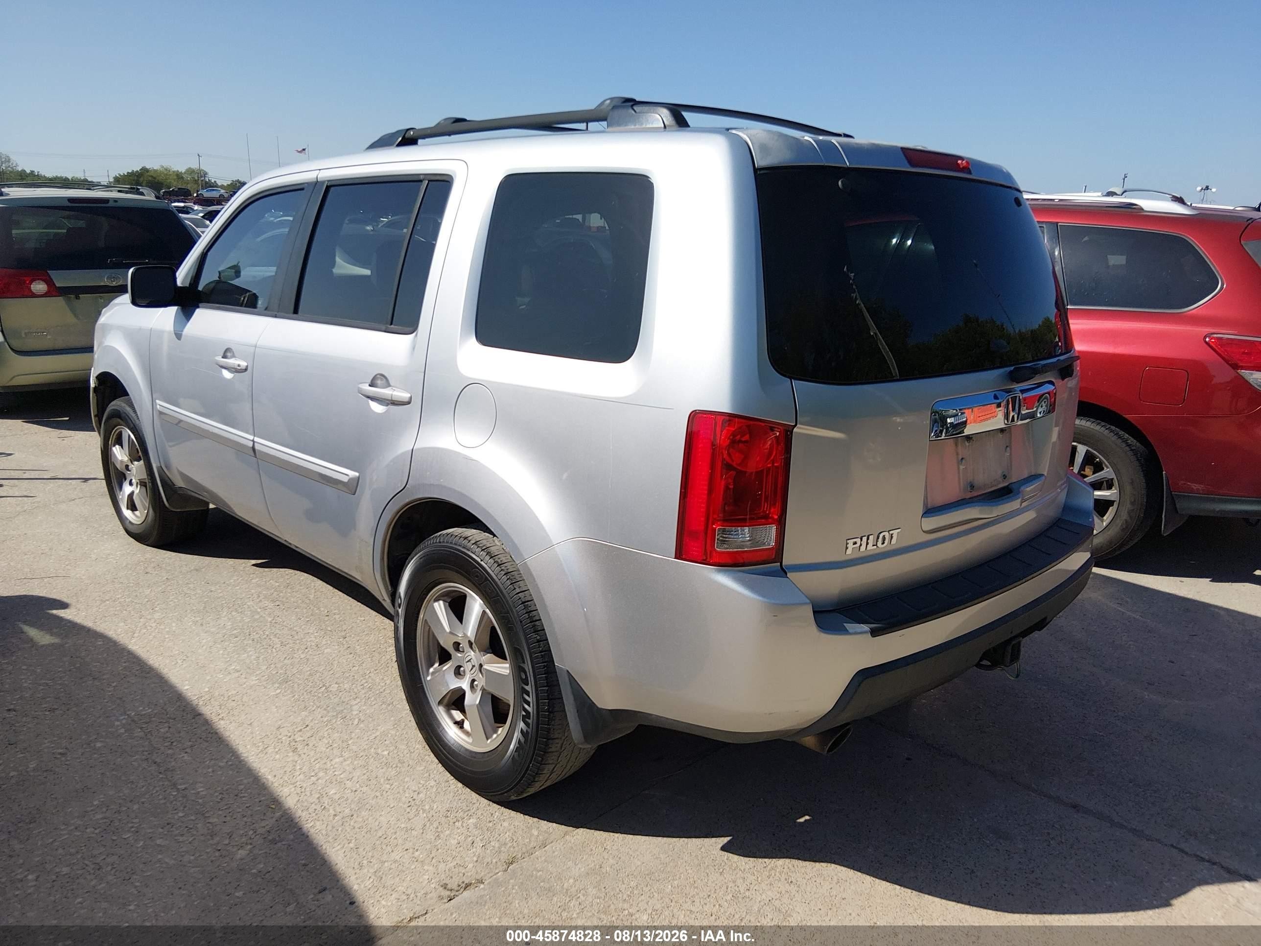 2010 Honda Pilot Ex Silver vin: 5FNYF3H48AB005363